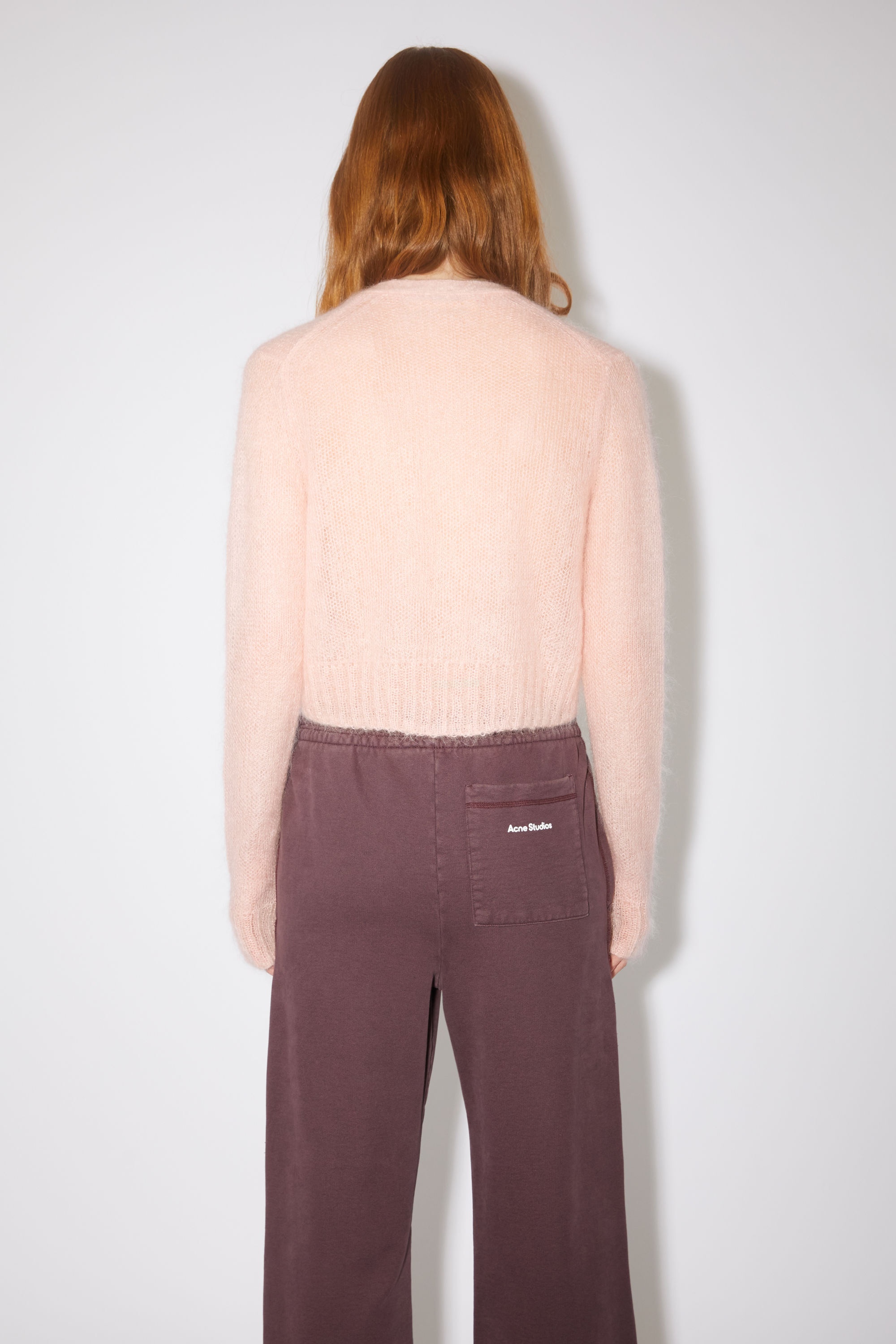 Cropped cardigan - Blush pink - 3