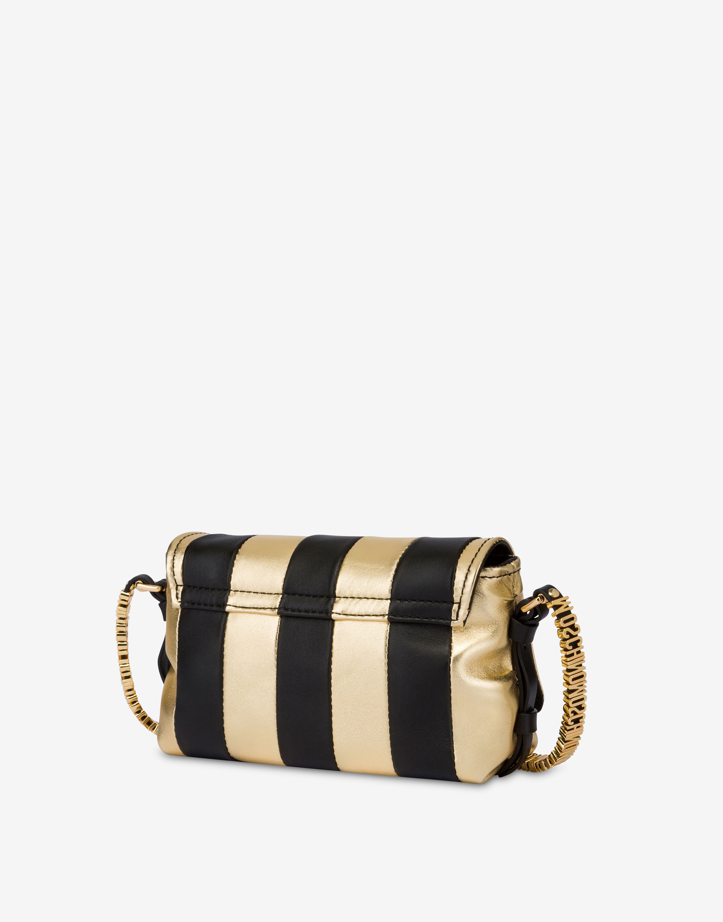 PATCHWORK STRIPES SHOULDER BAG - 2