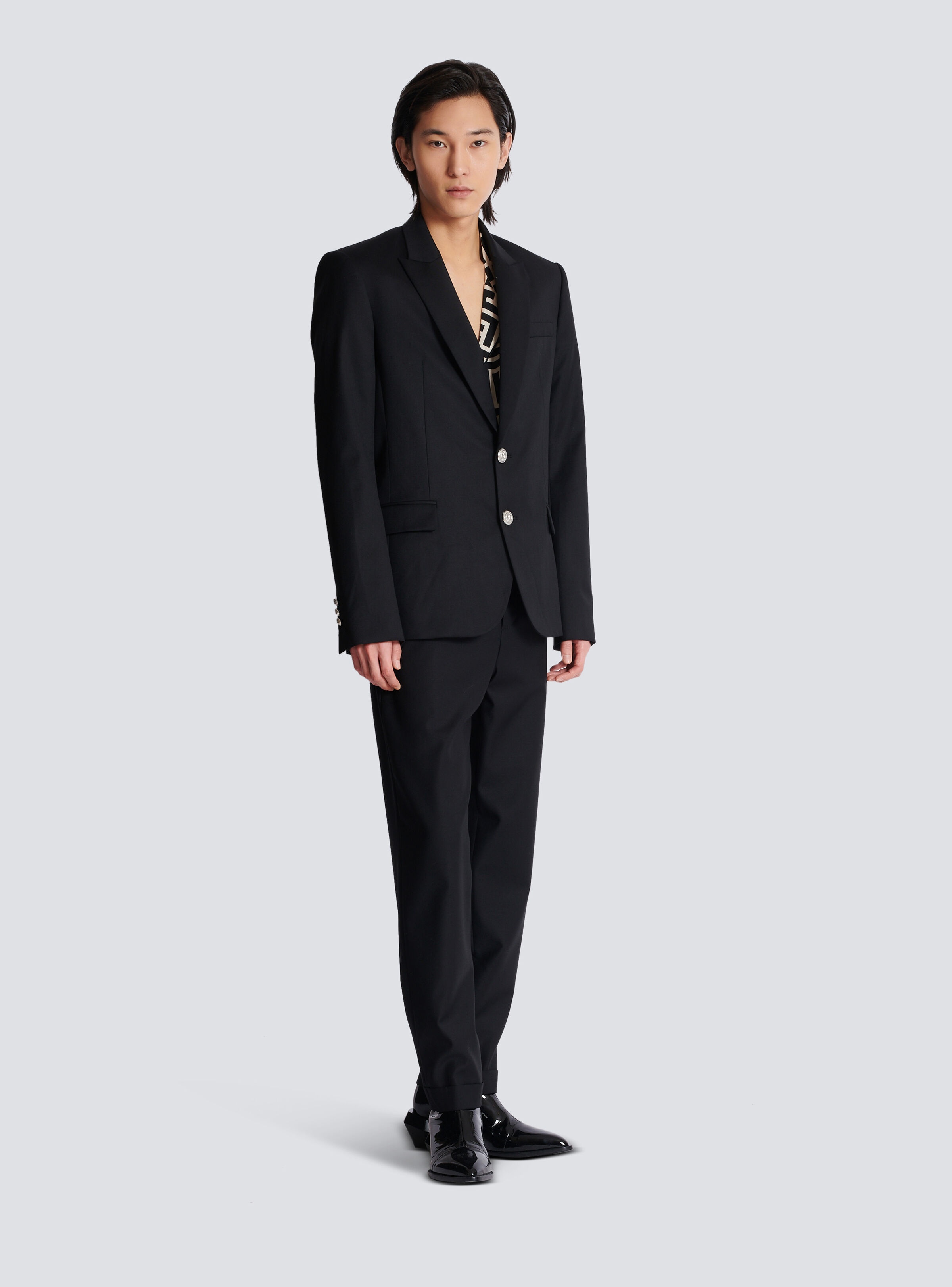 2-button wool jacket - 3