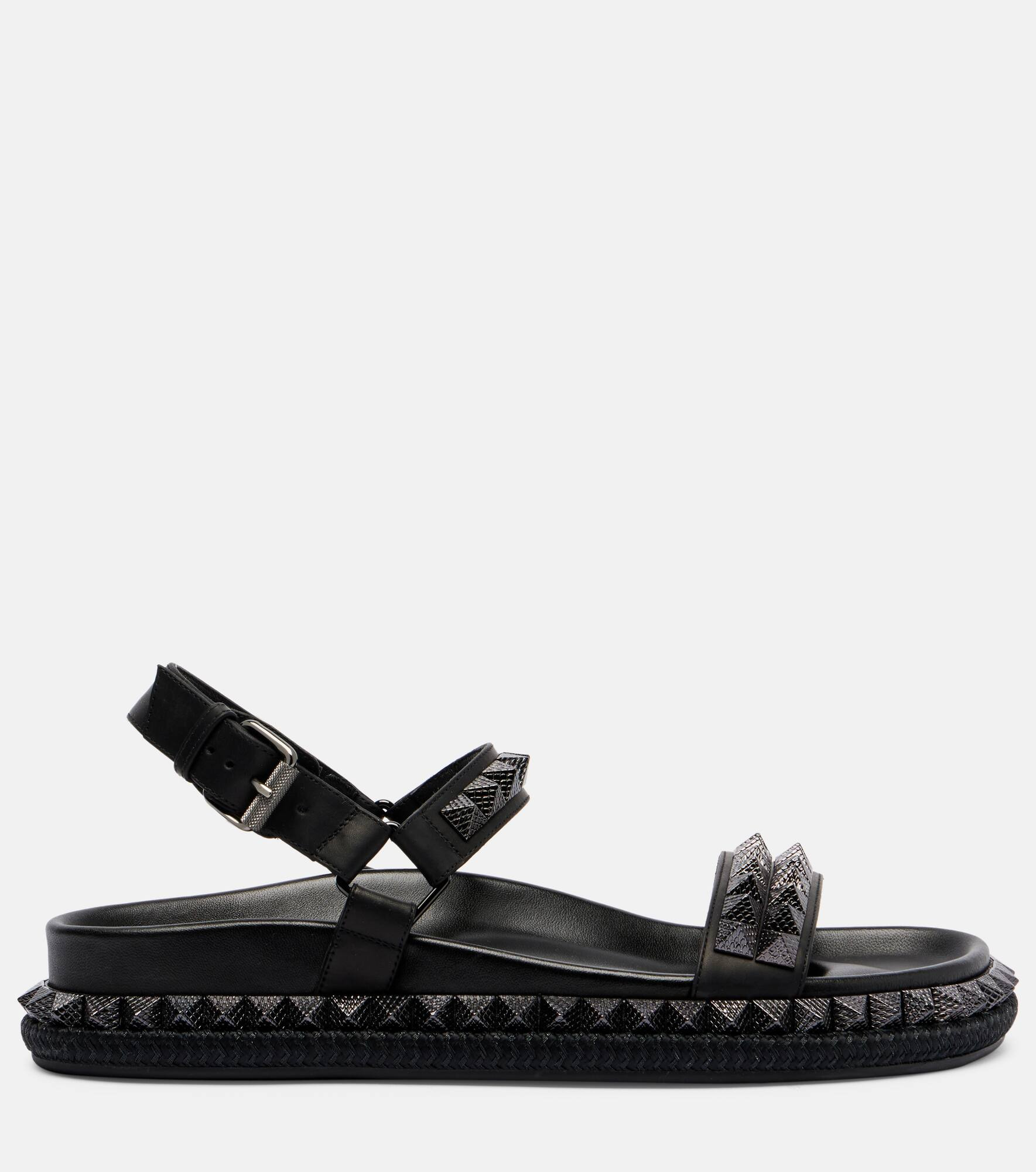 Pyrabizz spiked leather sandals - 4