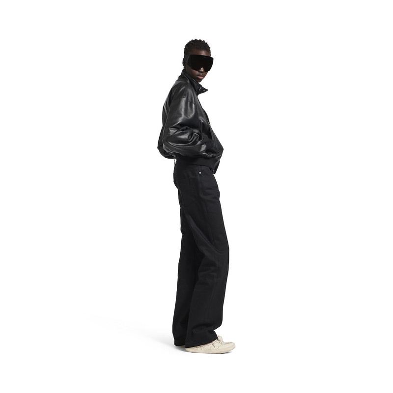 Women's Straight Fit Pants in Black 3