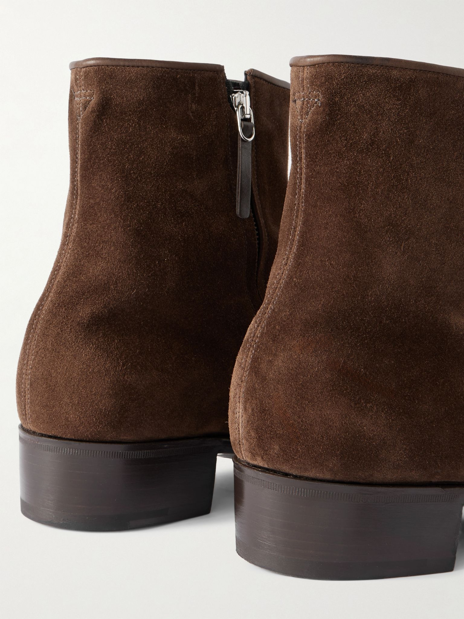 Freddi Suede Boots Brown - 6