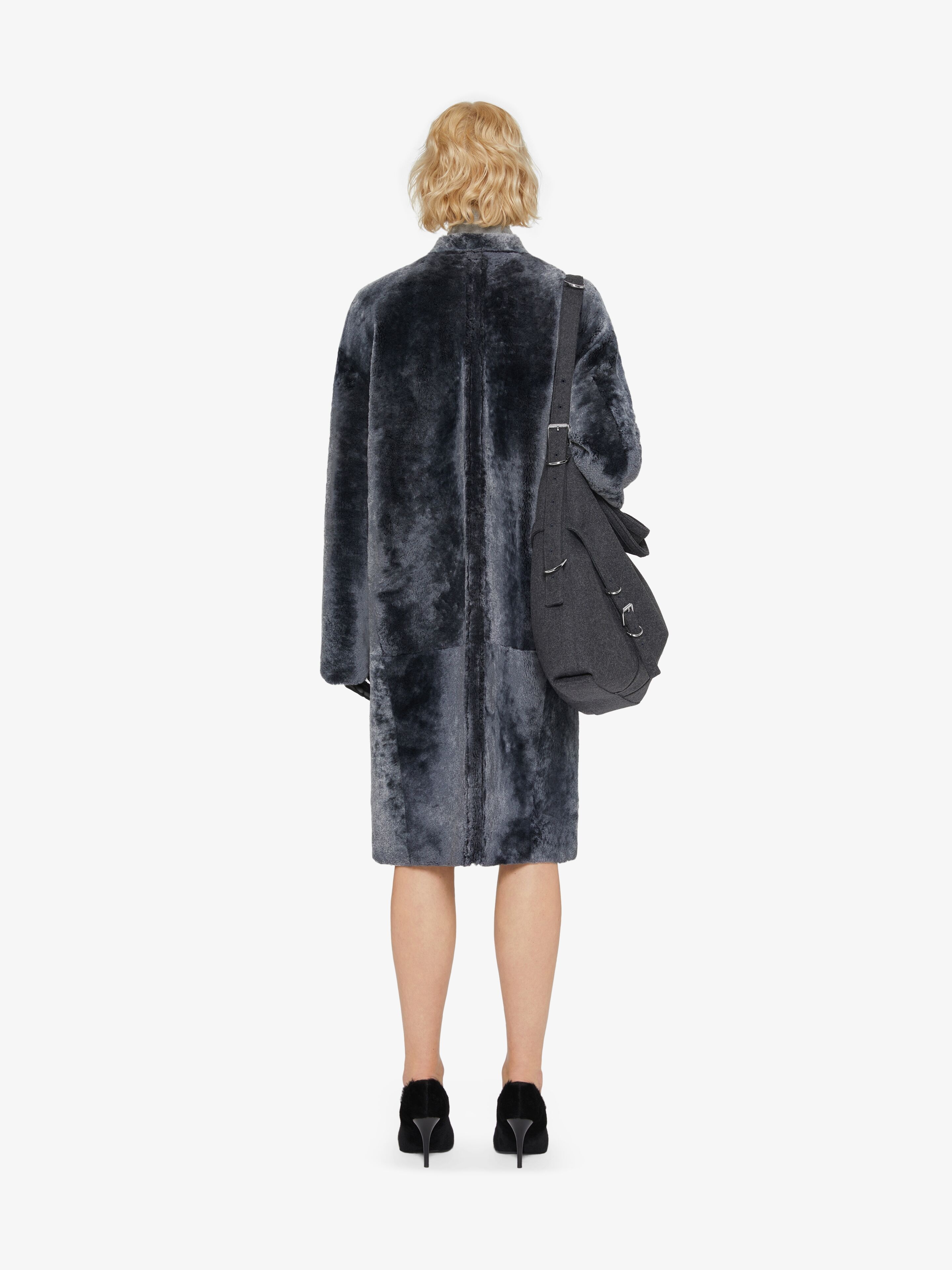 COAT IN SHEARLING - 4
