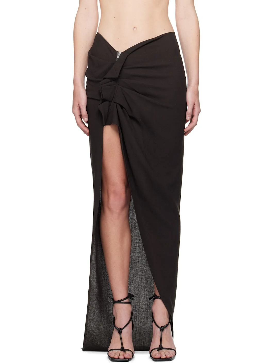 Gray Porterville Edfu Maxi Skirt - 1
