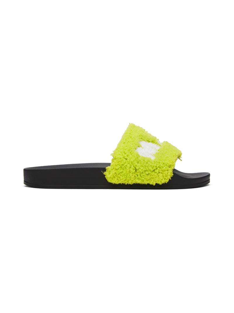 Green Logo Sandals - 1
