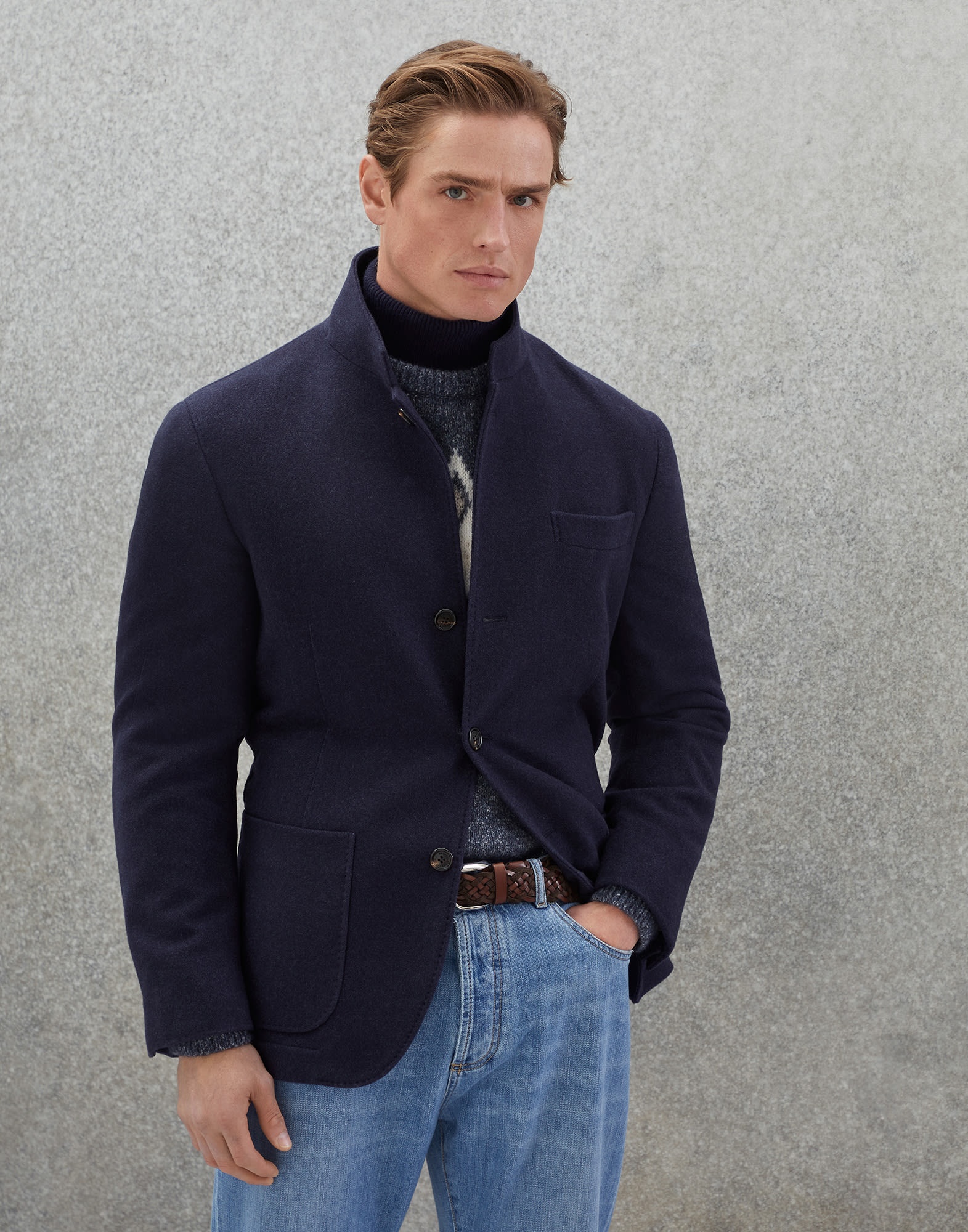 Water-resistant lightweight cashmere jacket-style outerwear - 1
