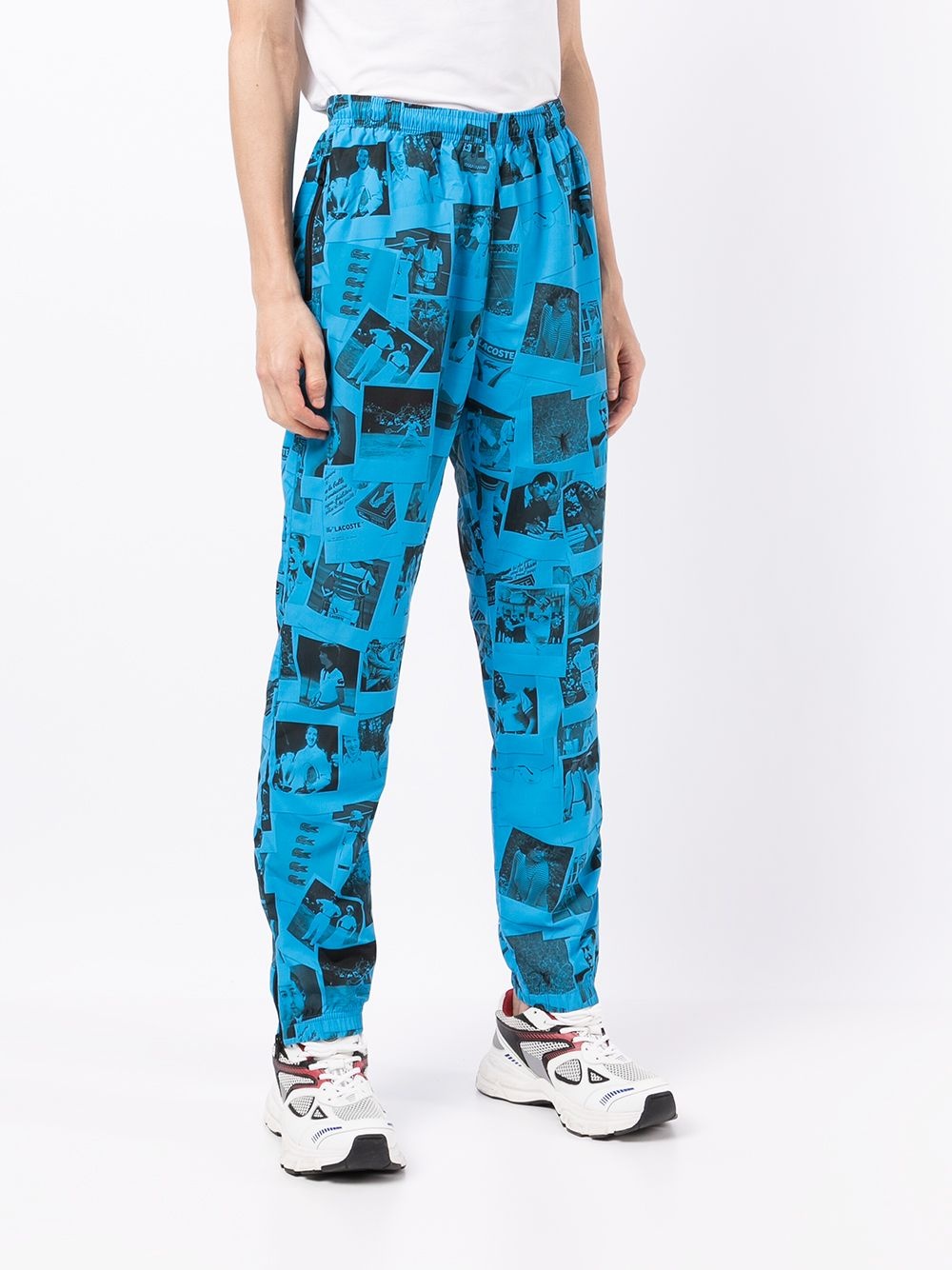 polaroid-print track trousers - 3