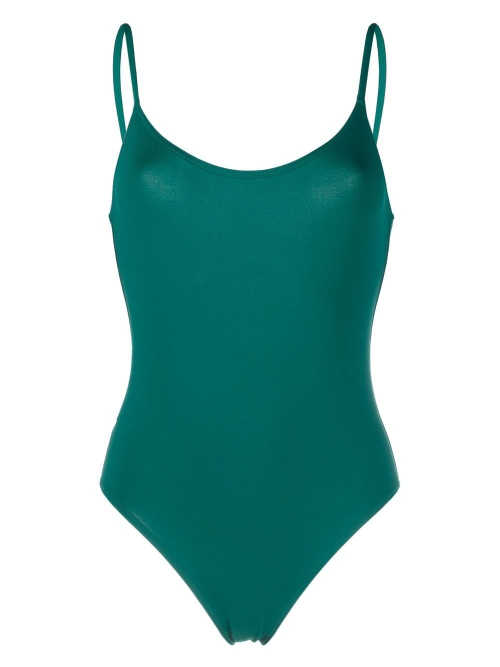 low-back one-piece swimsuit - 1