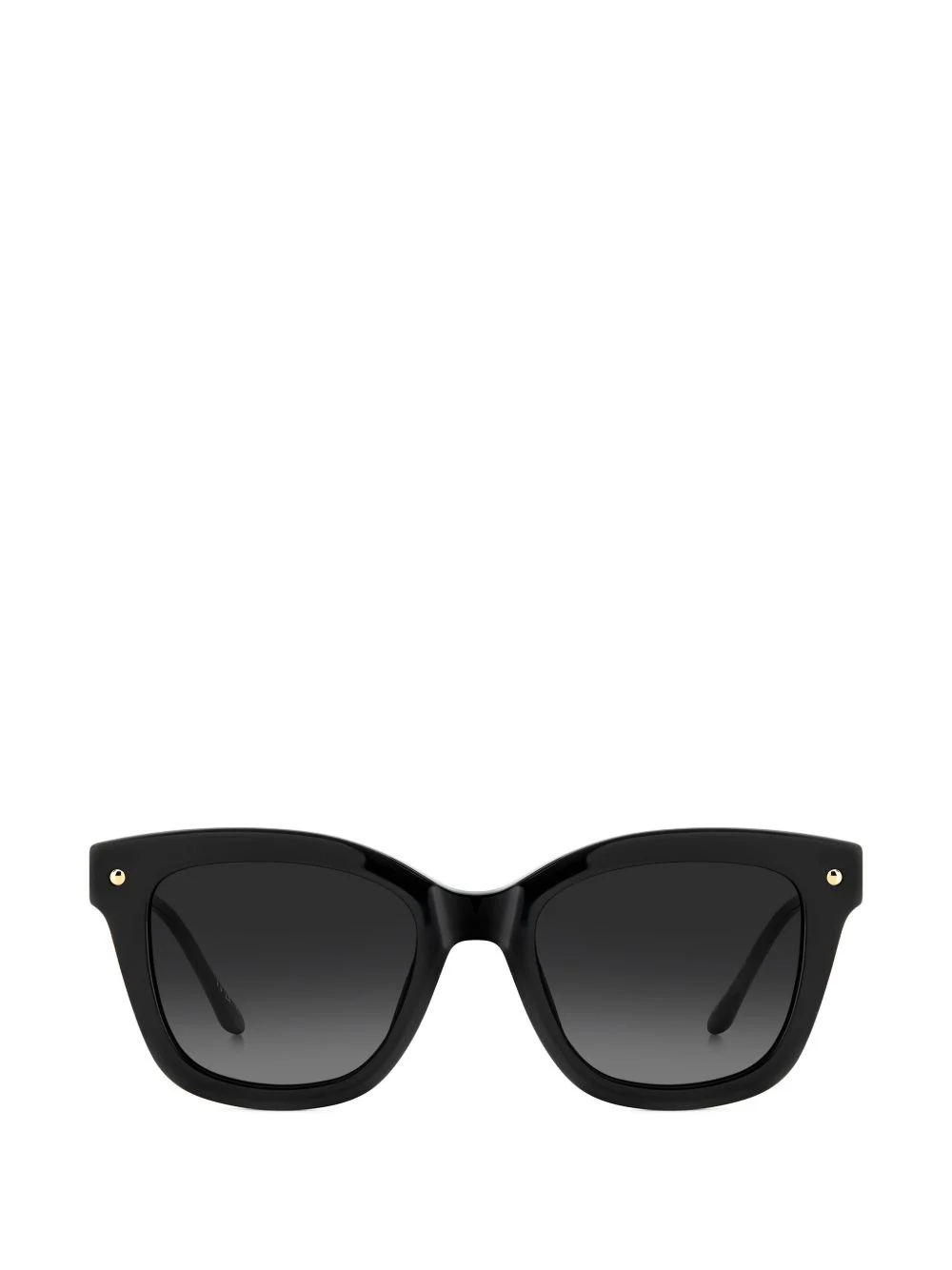 faux-pearl-embellished squared-frame sunglasses - 1