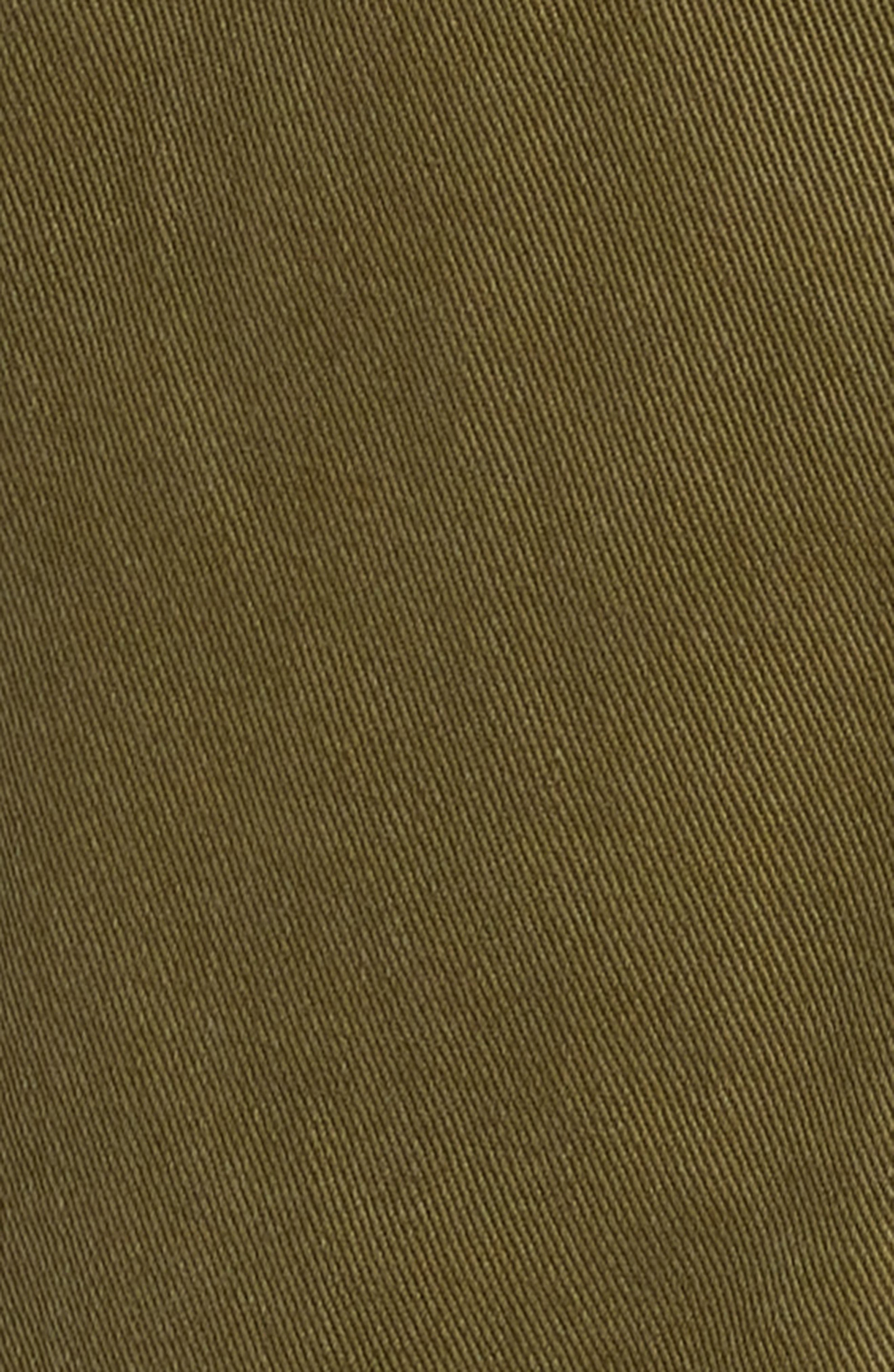 Veronica Beard Arya Crop Straight Leg Pants in Army Green at Nordstrom - 6