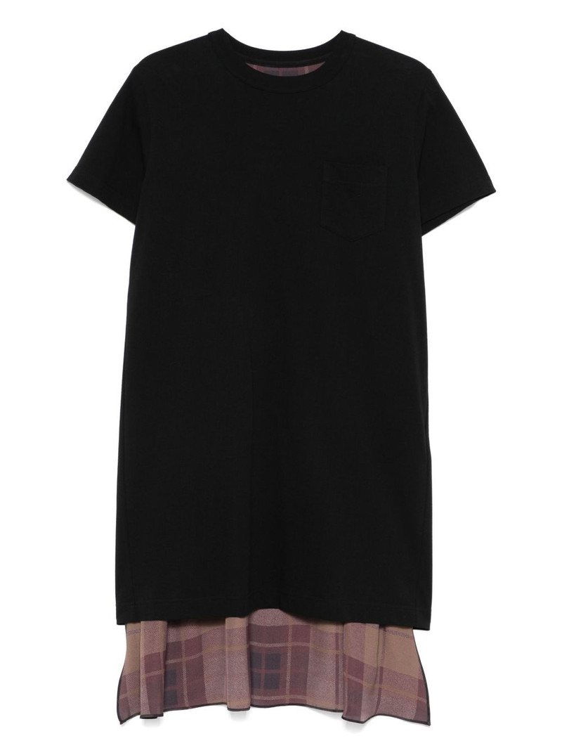 panelled mini dress 1