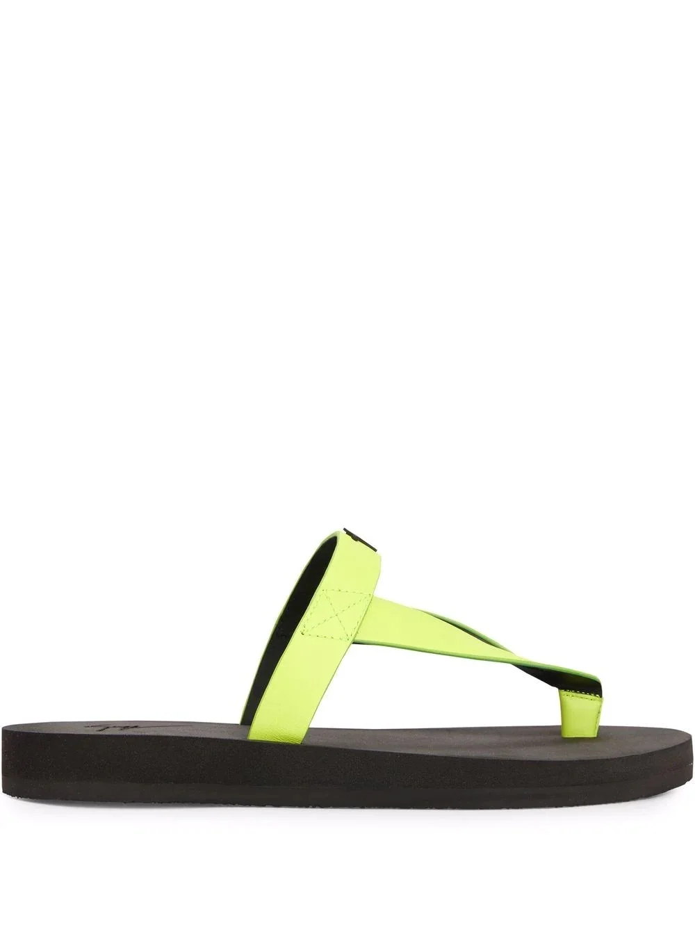Hydra leather-trim flip-flops - 1