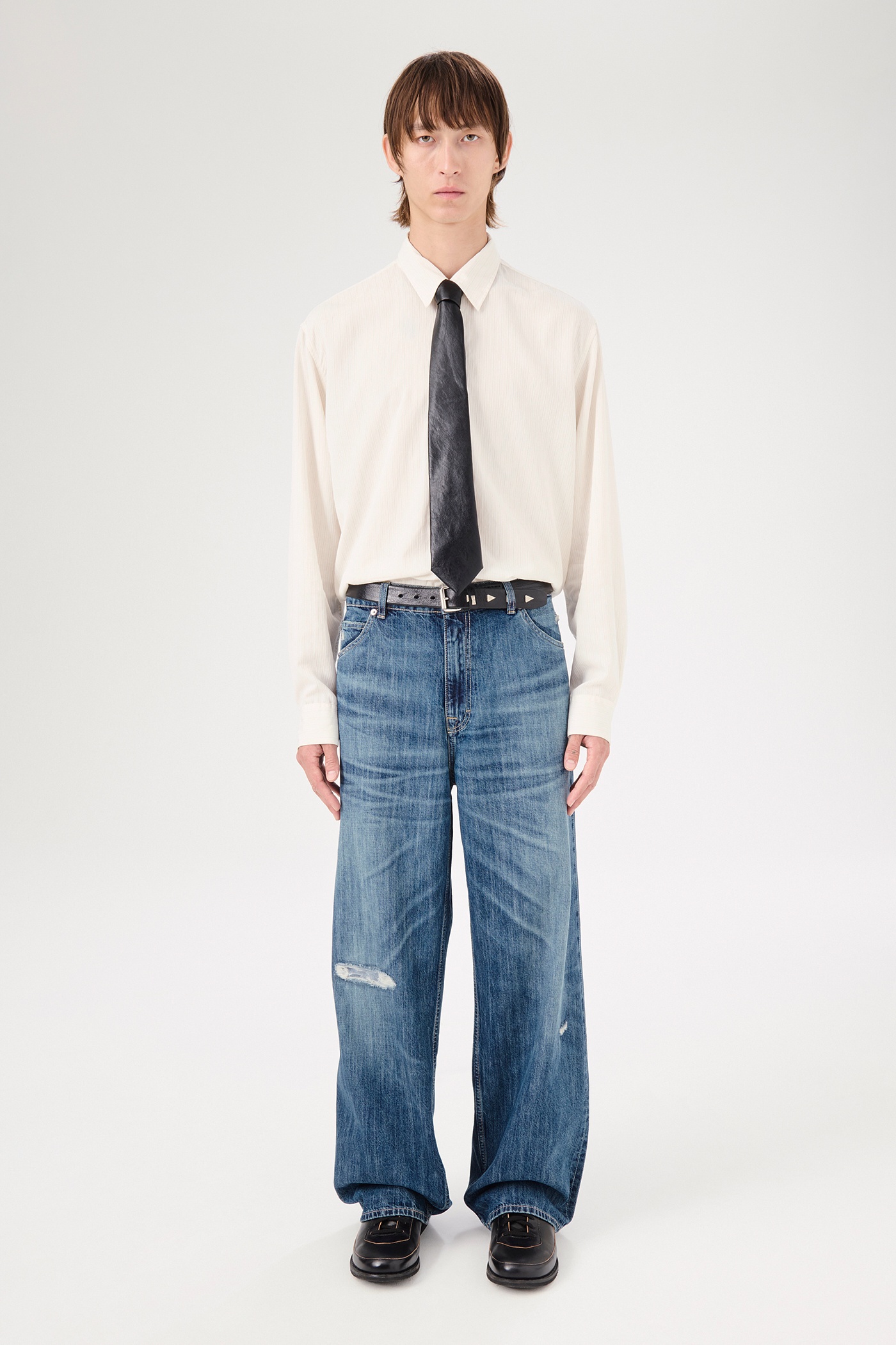 Vast Cut Vintage Rubber Repair Denim - 2