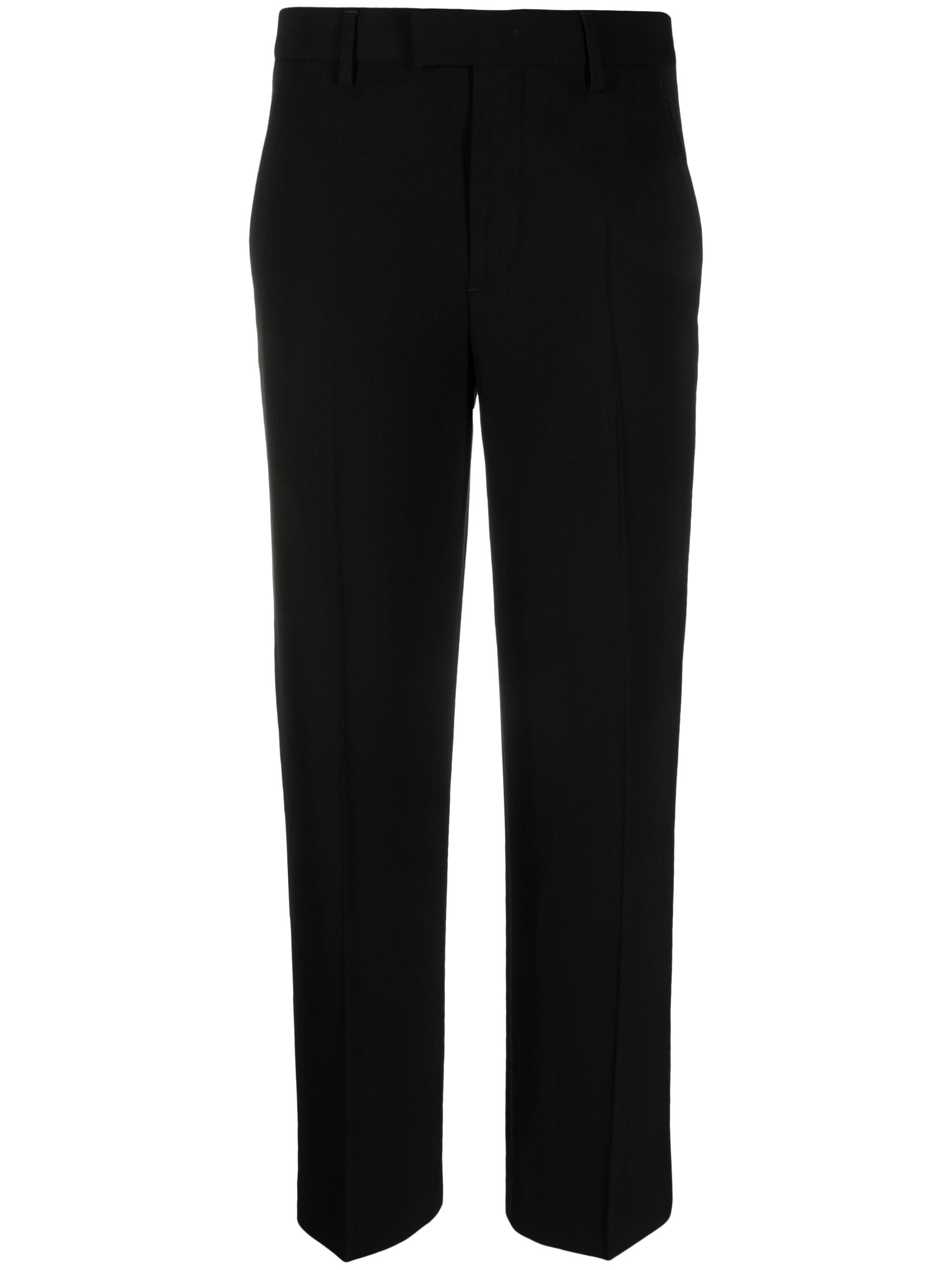 ANN DEMEULEMEESTER Women Gaelle Slim Fit Cropped Viscose Trousers - 1