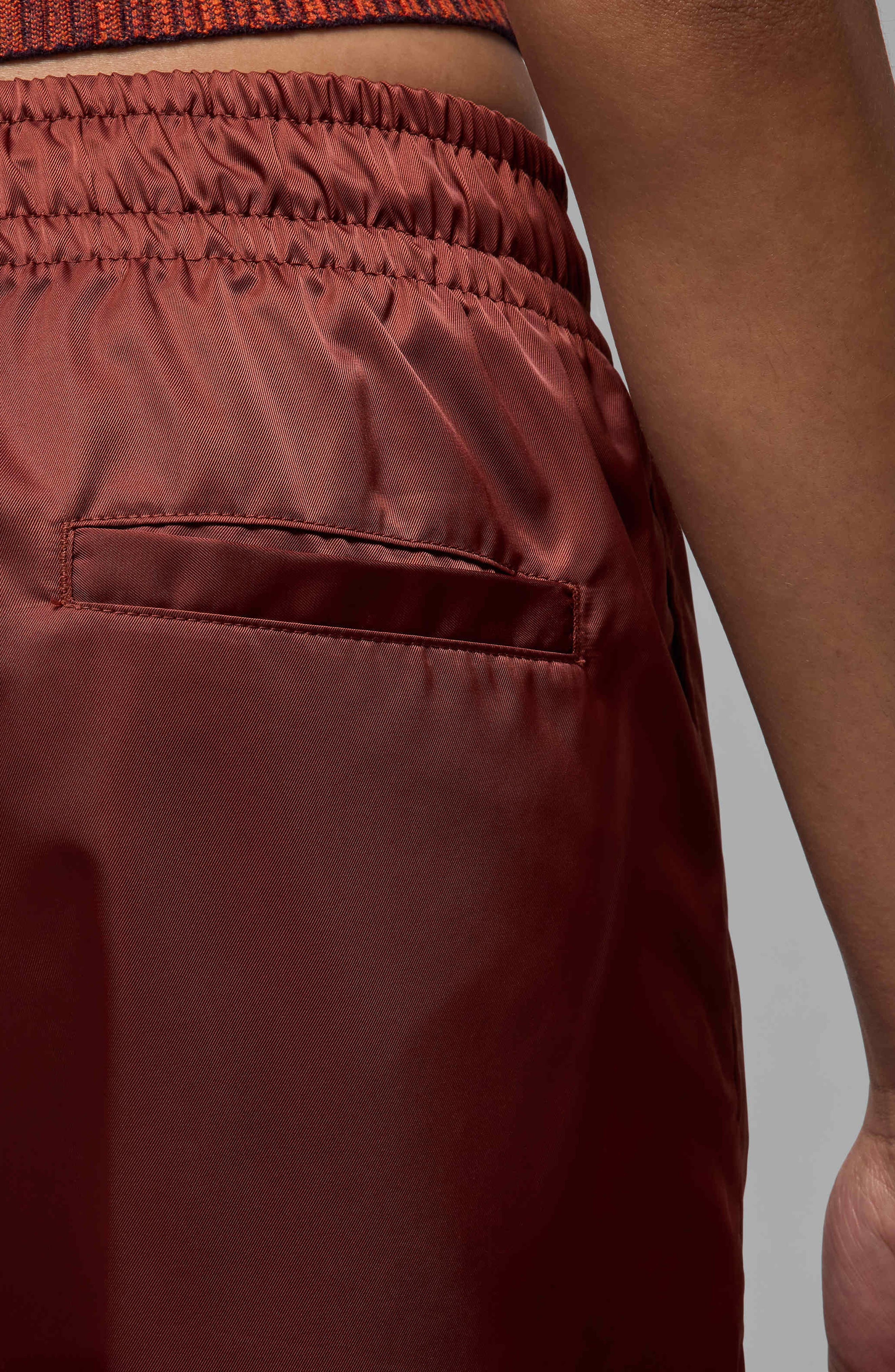 Jordan Brooklyn Water Repellent Pants in Dark Pony/Black at Nordstrom - 6