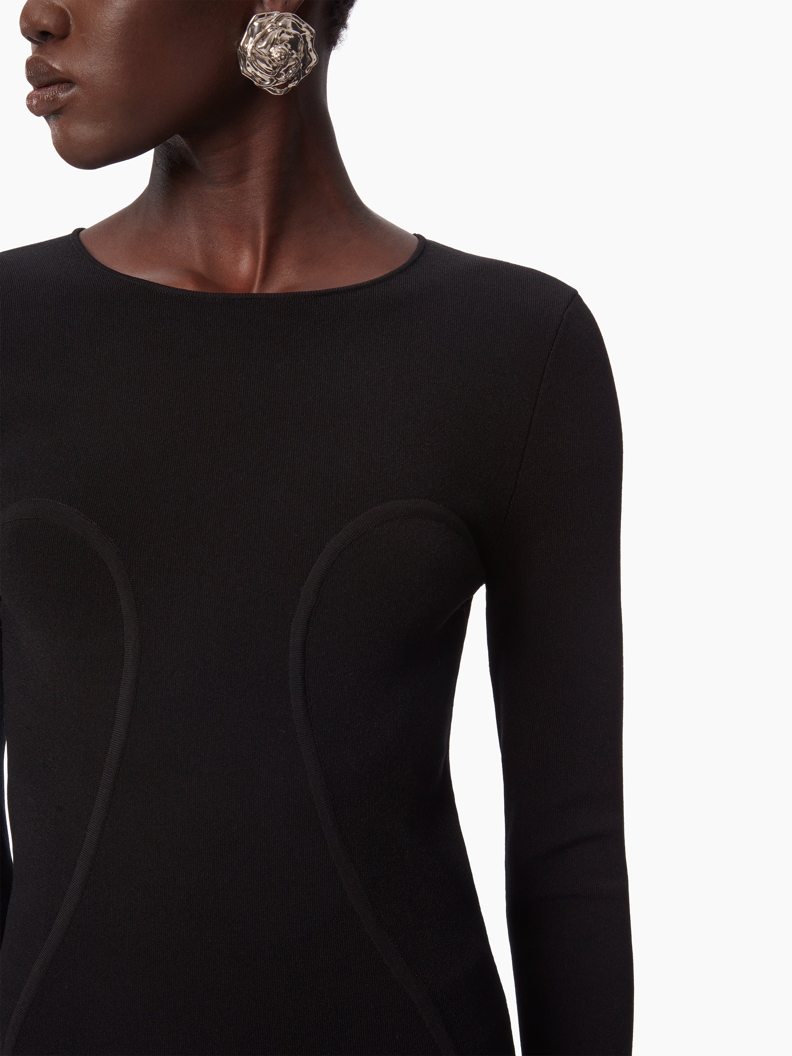 FITTED LONG SLEEVE TOP - 3