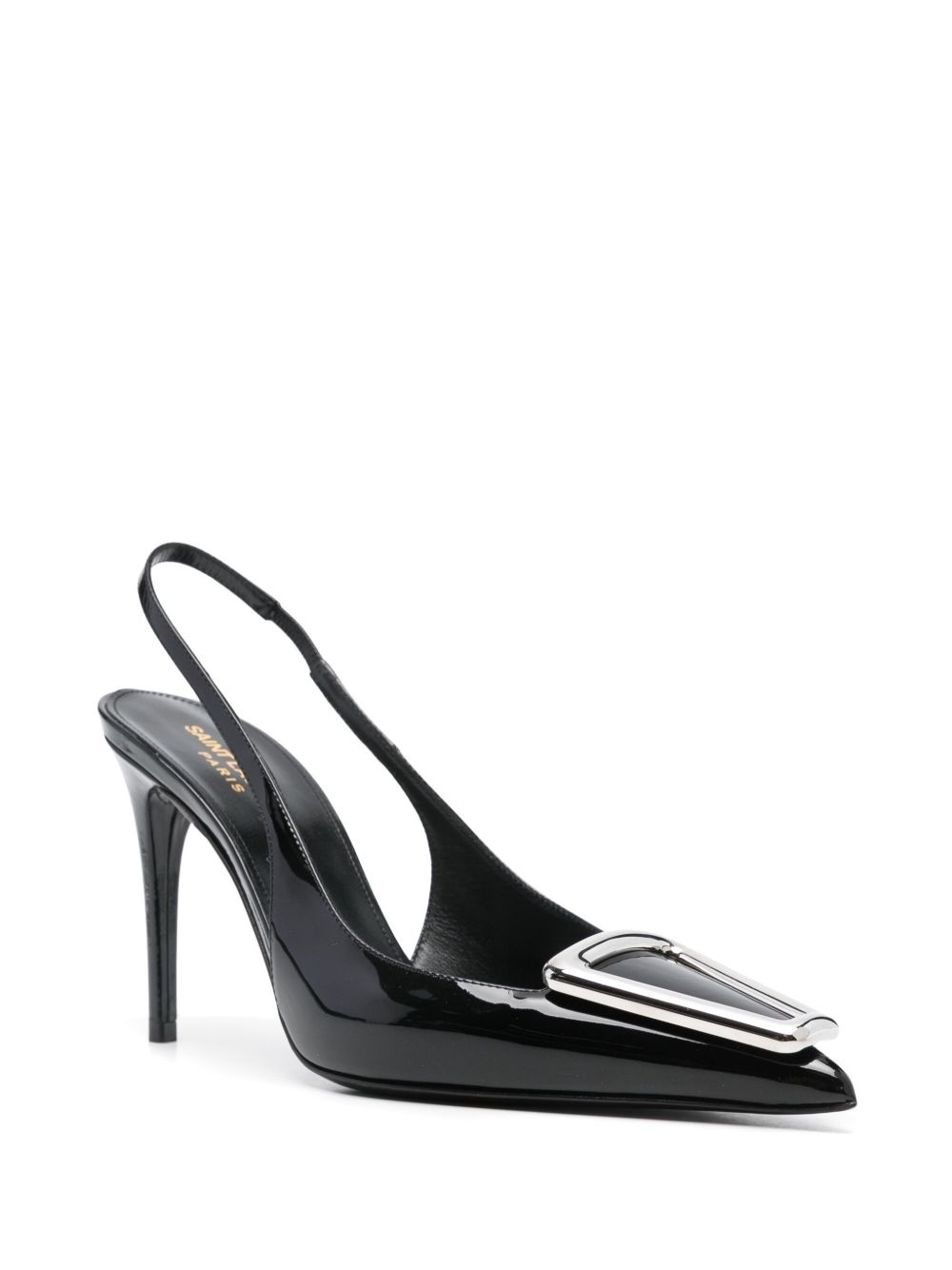 Avenue 95mm patent-finish pumps - 2