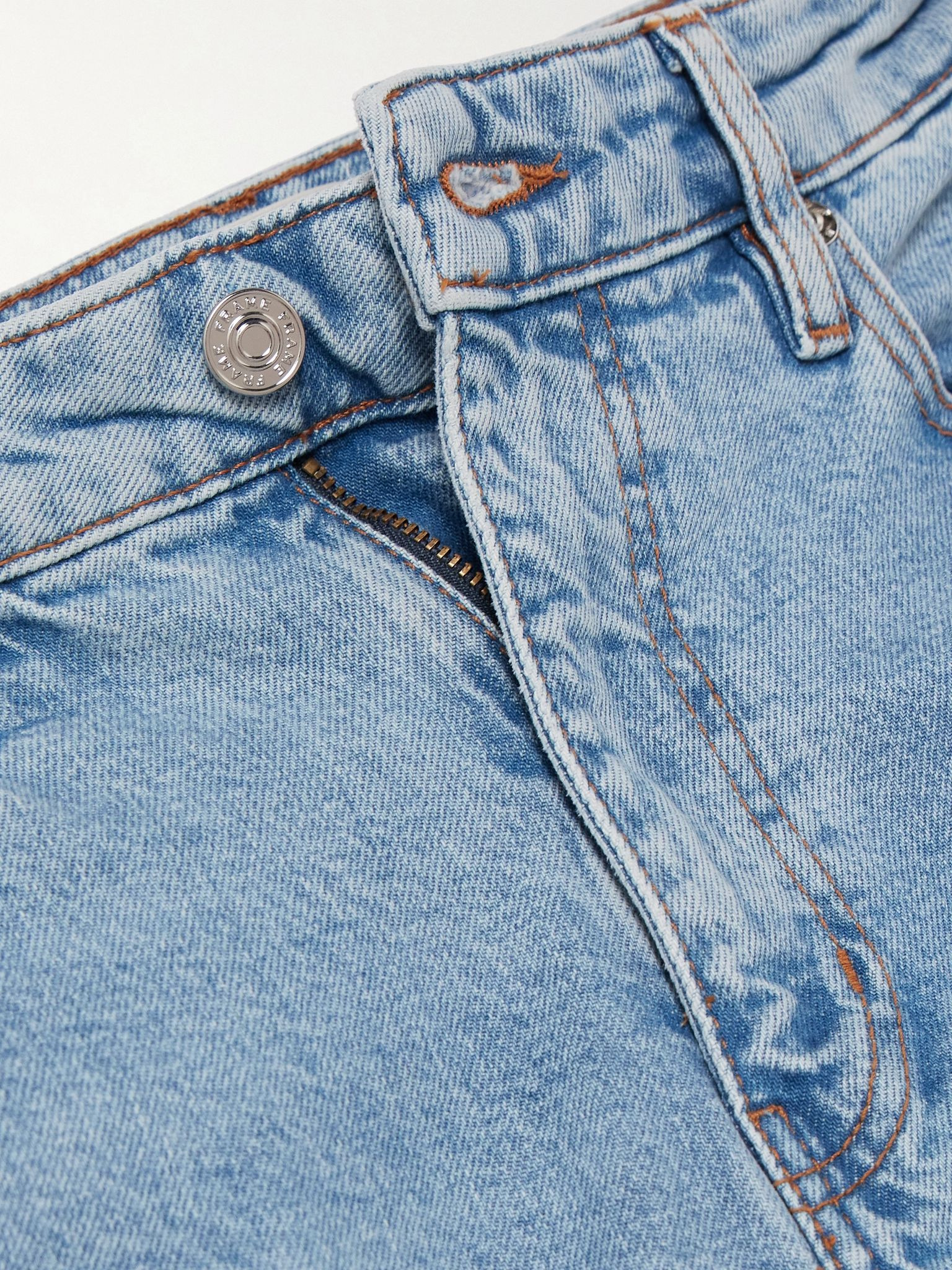 The Wide high-rise wide-leg jeans Light denim - 5