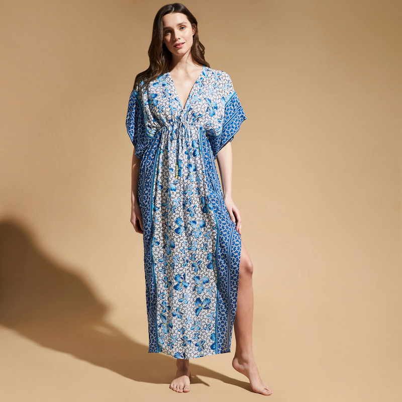 Vilebrequin Women Long Kaftan Iris Lace- Vilebrequin x Poupette St Barth outlook