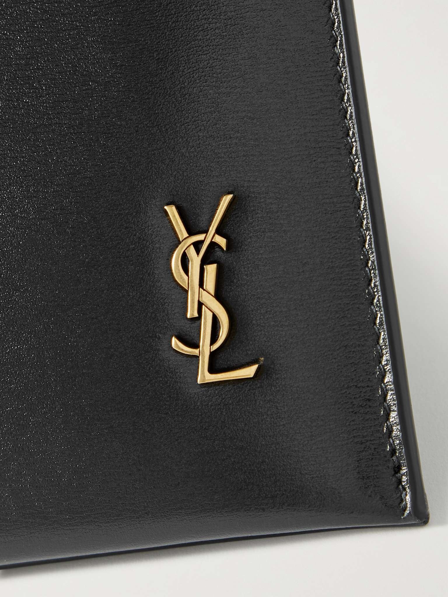 Logo-Appliquéd Leather Document Holder - 5