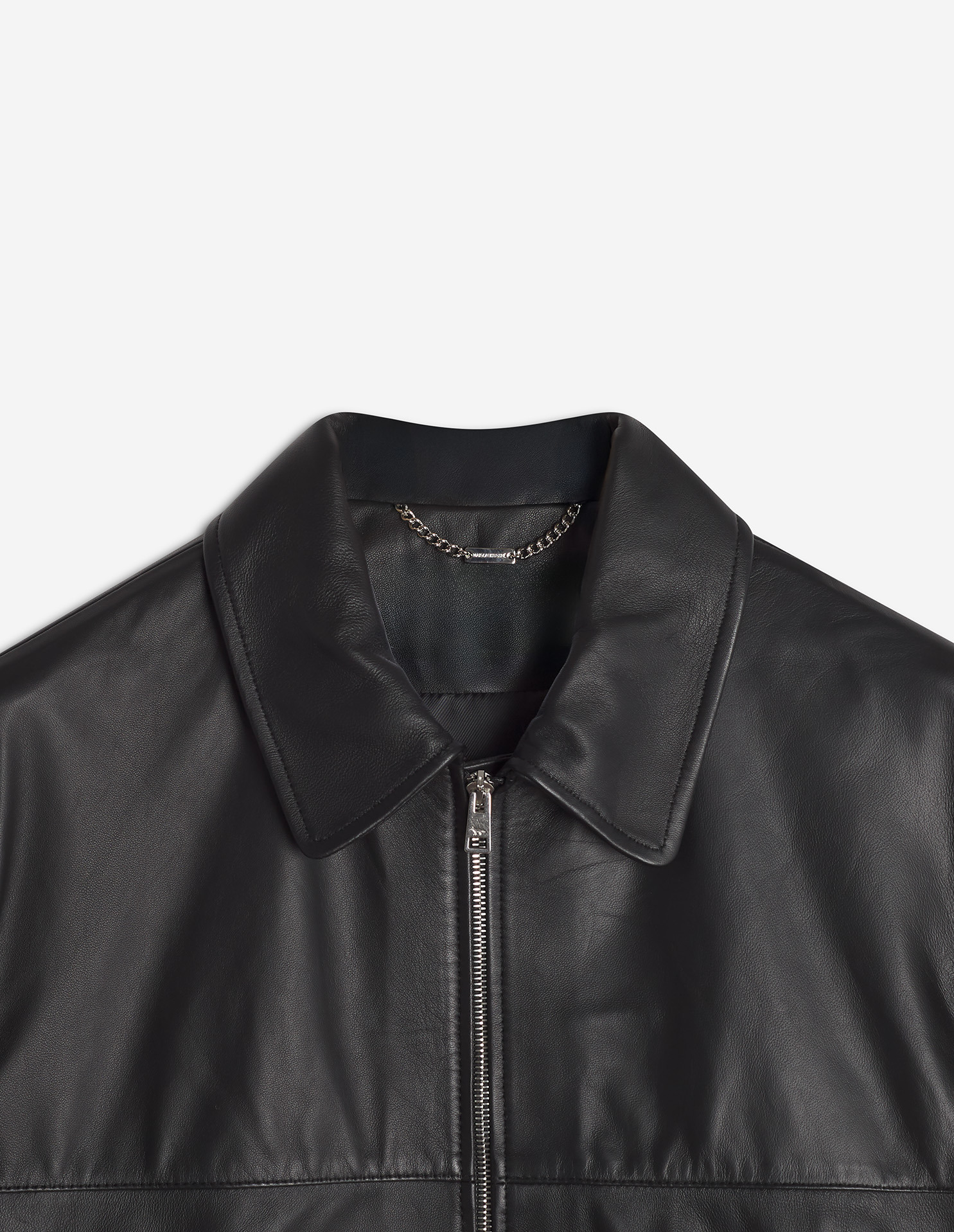 LEATHER BLOUSON - 7