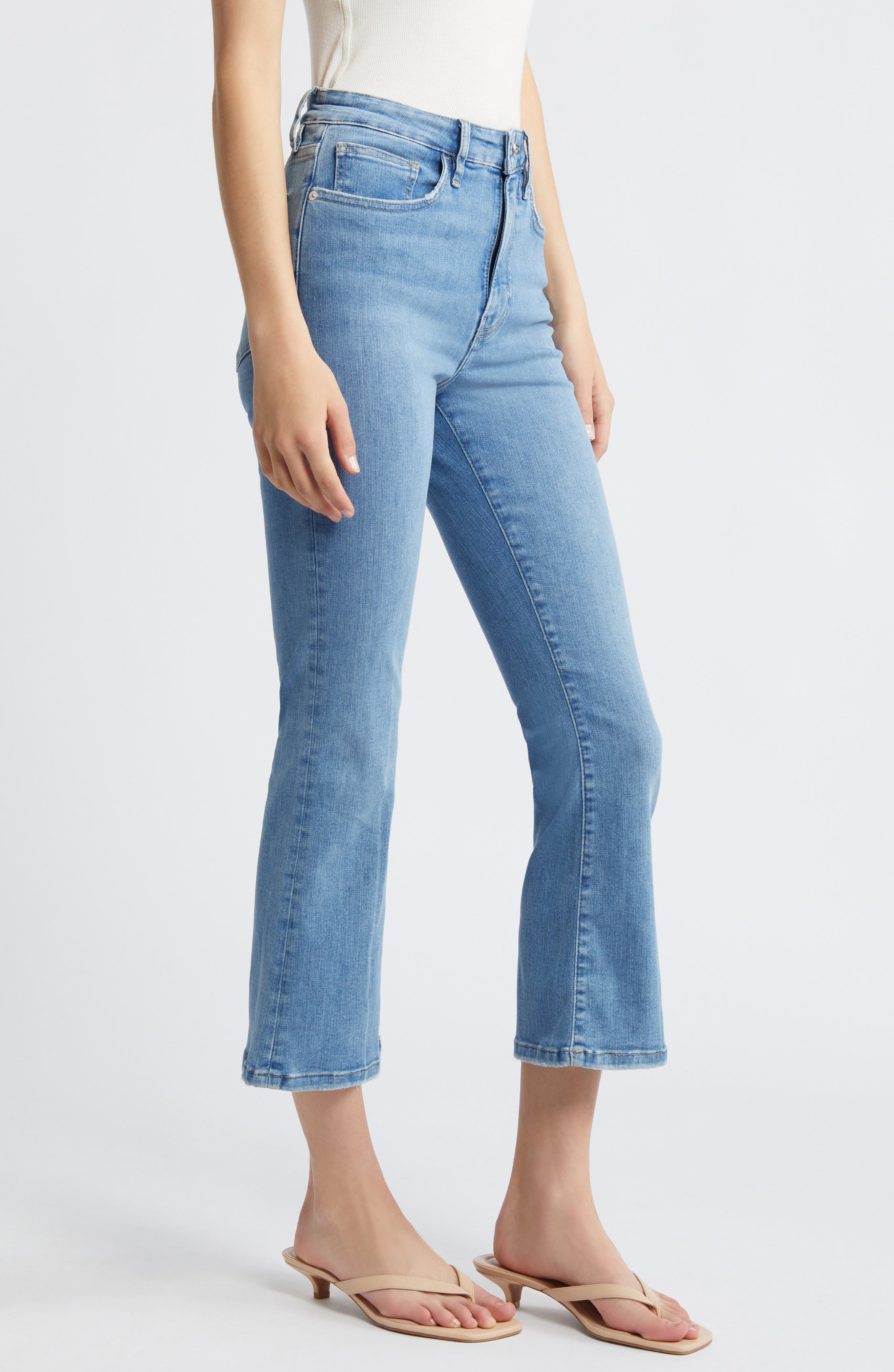 Le Crop Mini Bootcut Jeans - 3