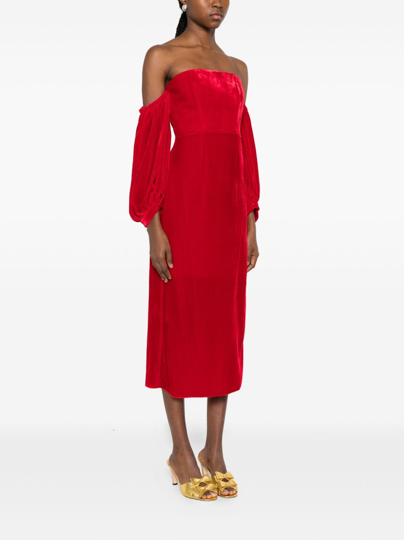 bustier puff-sleeve dress 3
