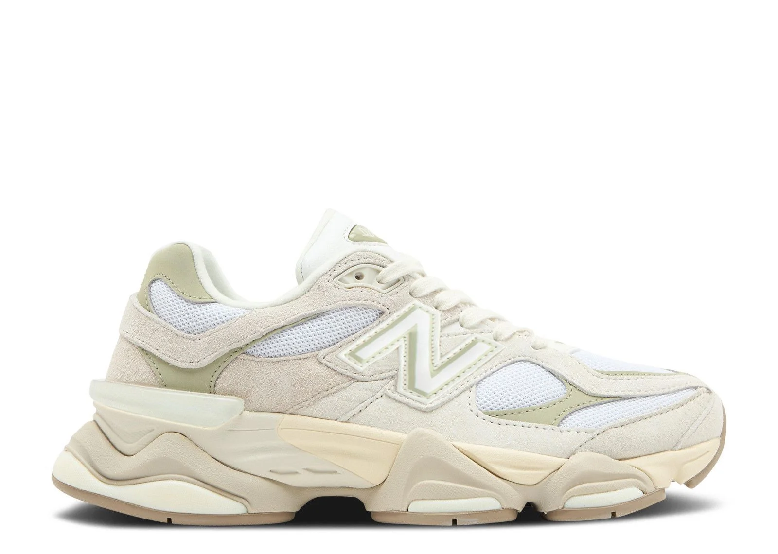 NEW BALANCE 9060 'OFF WHITE OLIVE' - 1
