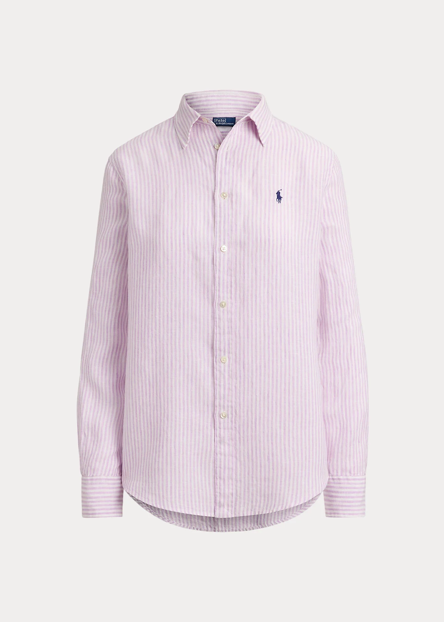 Classic Fit Striped Linen Shirt - 1