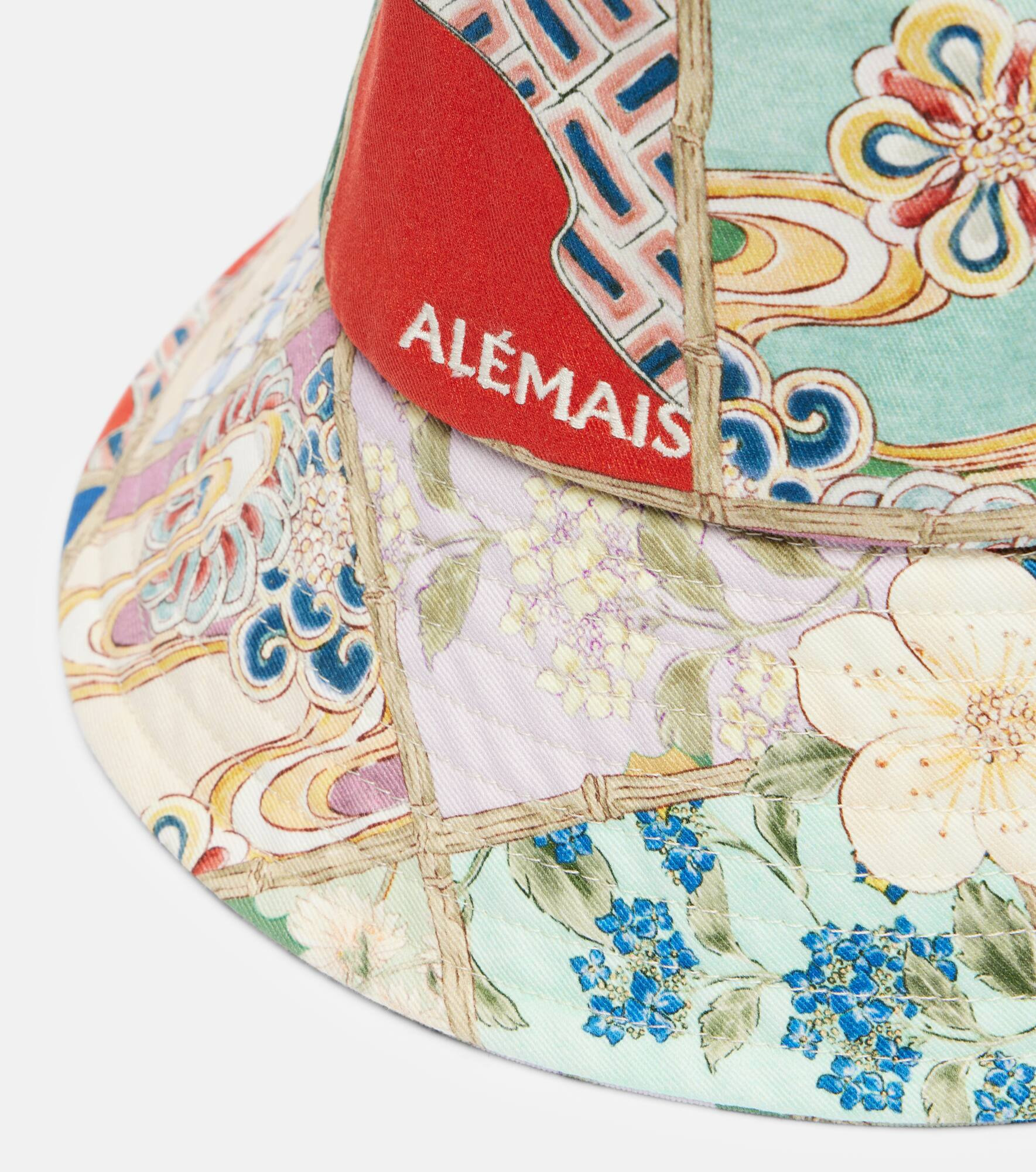 Bianca floral cotton drill bucket hat - 3