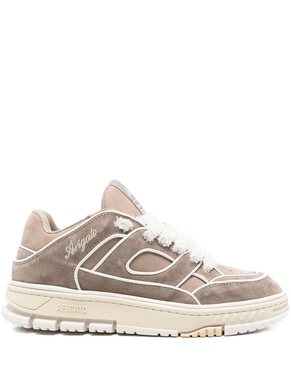 Area Lo leather panelled sneakers - 1