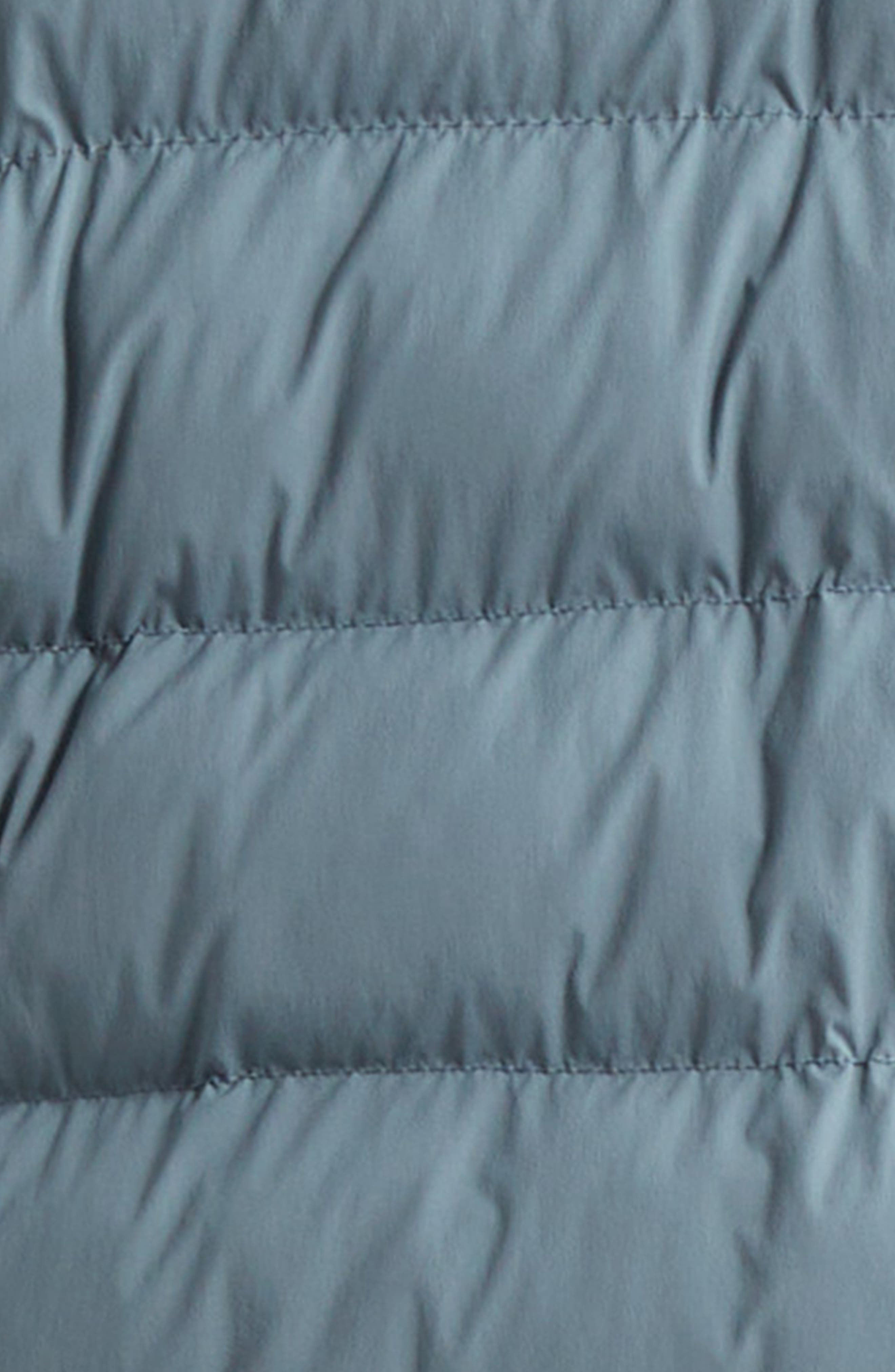 Herno Resort Travel Stretch Nylon Packable Hooded Jacket in Peacock Blue at Nordstrom - 5