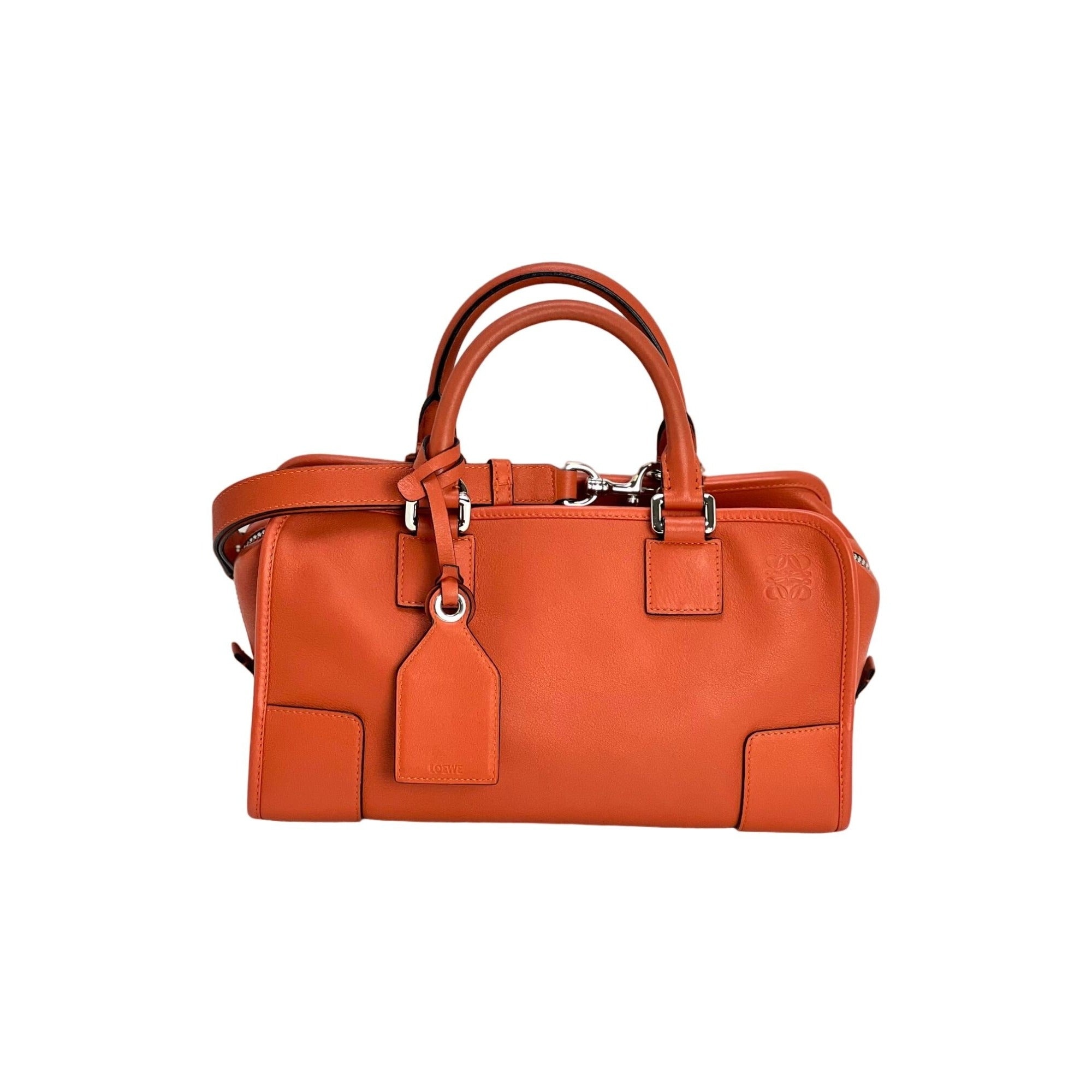 LOEWE Cal.fskin Amazona 28 Orange Shoulder Bag - 1