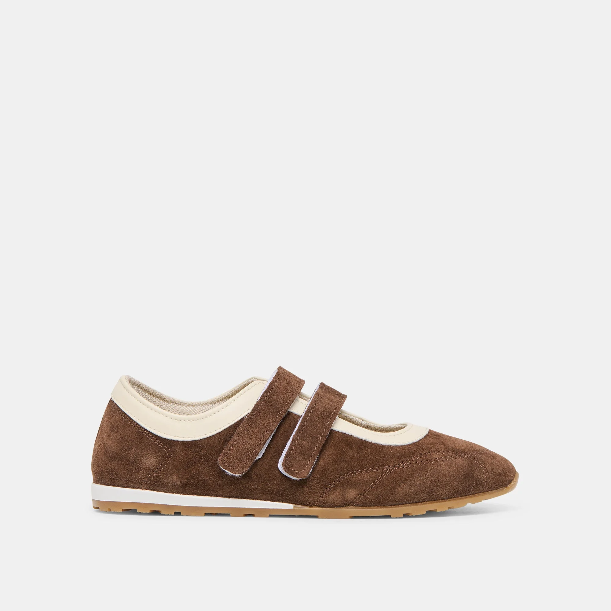 SWAN SNEAKERS DK BROWN SUEDE - 1