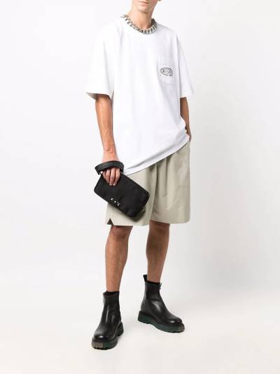 Off-White elasticated Bermuda shorts outlook