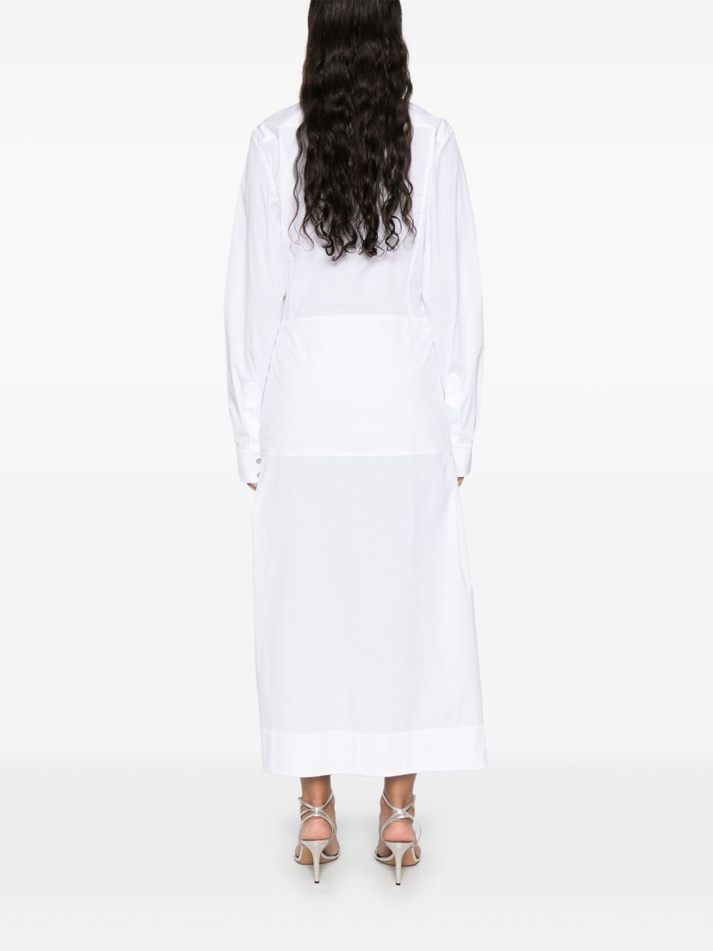 tie-waist maxi dress - 4