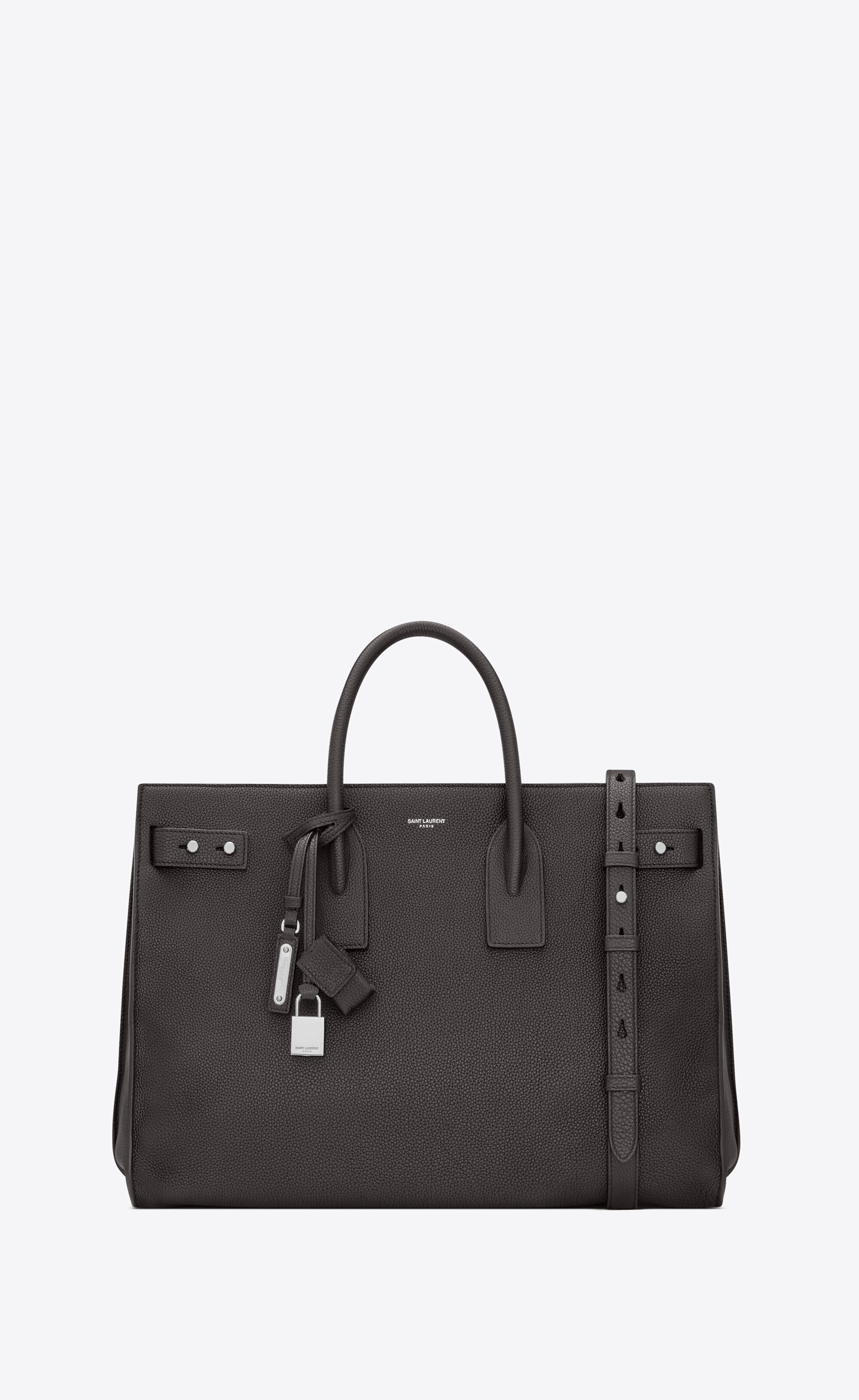 sac de jour thin large in grained leather - 1