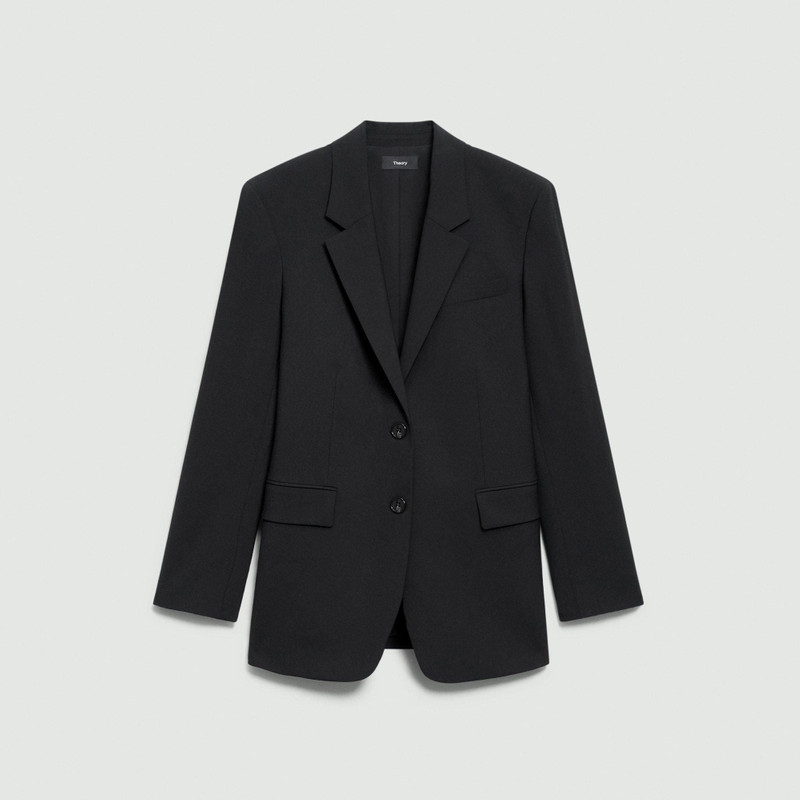 Relaxed Blazer in Stretch Wool - 1
