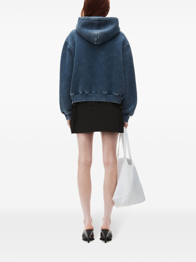 alexanderwang.t Puff Logo Hoodie In Structured Terry outlook