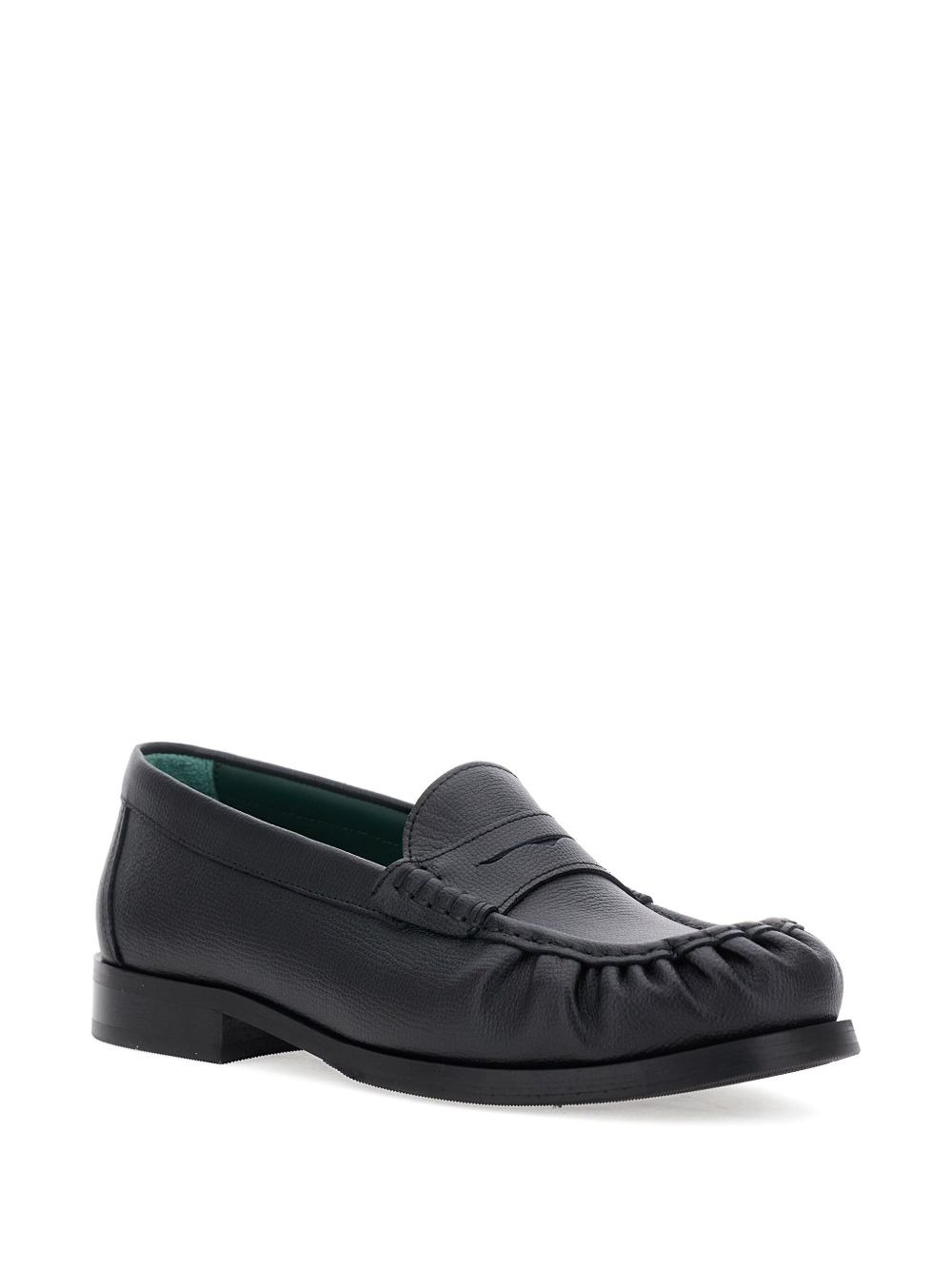 penny-strap leather loafers - 2