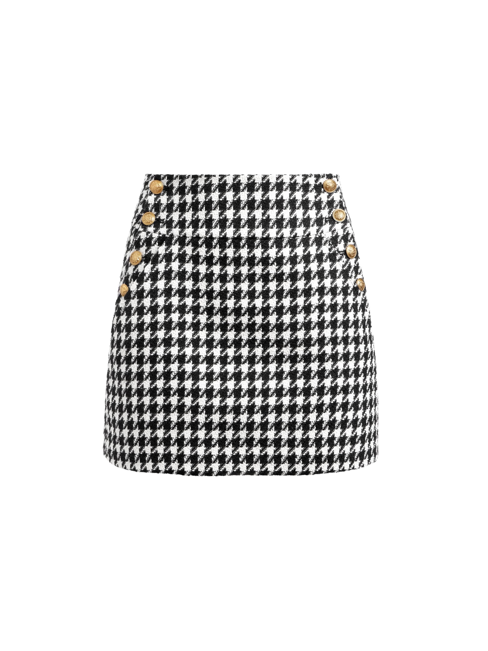 DONALD SIDE BUTTON SKIRT - 1