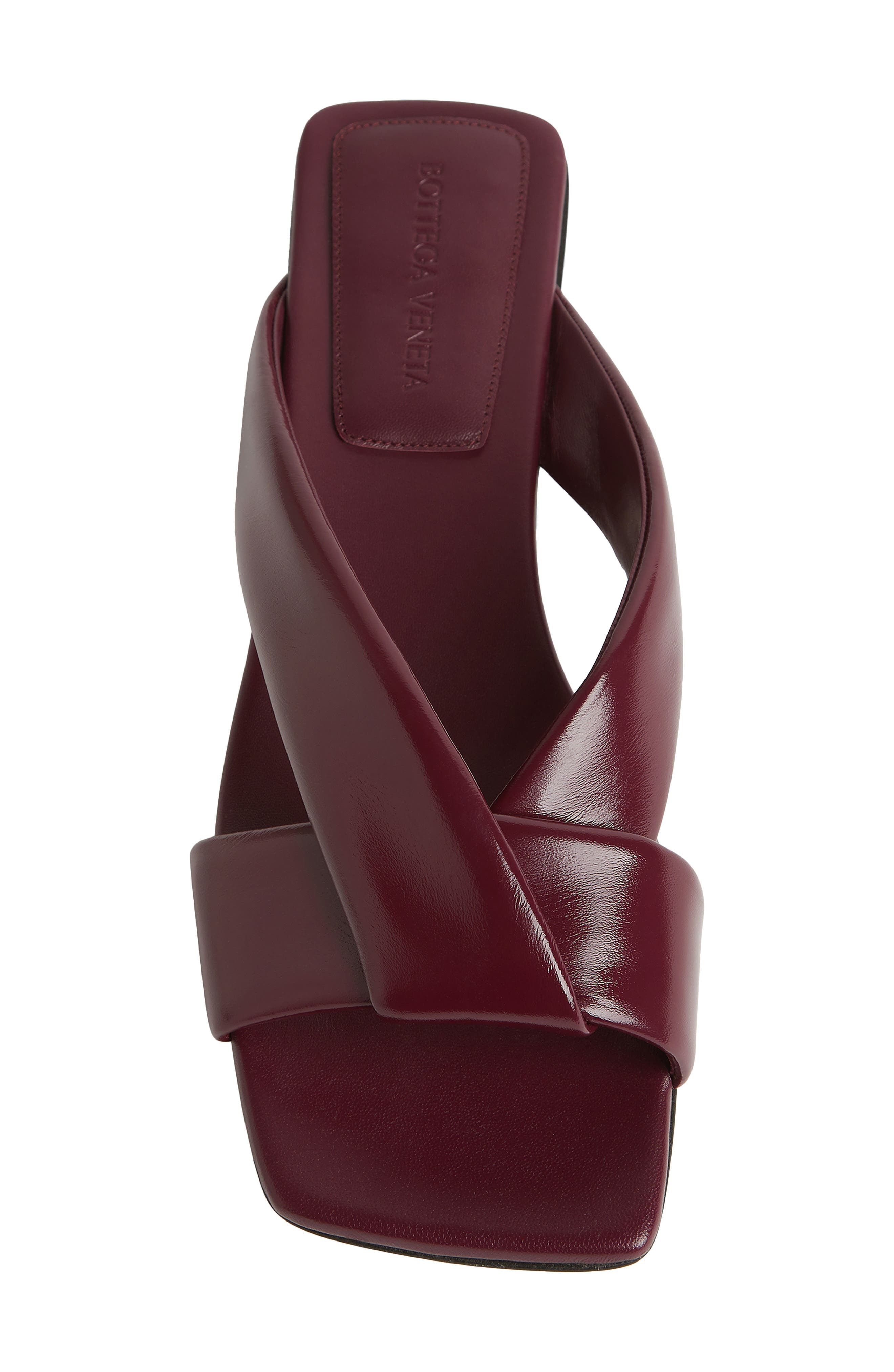 Bottega Veneta Flat Cushion Sandal in 2240 Barolo at Nordstrom - 7