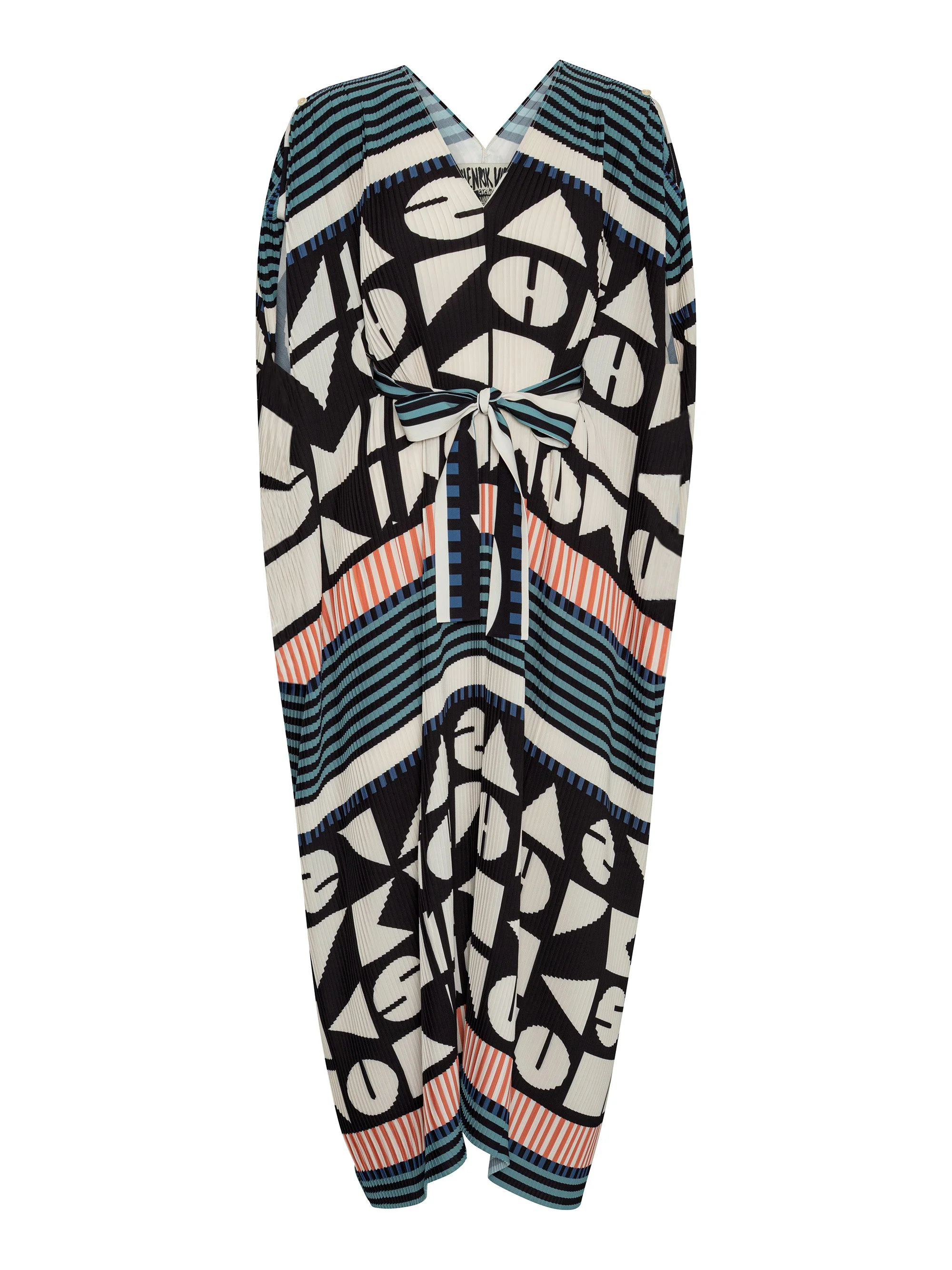 CHERRY PLISSE KAFTAN - VIBS IN BOBS - 1