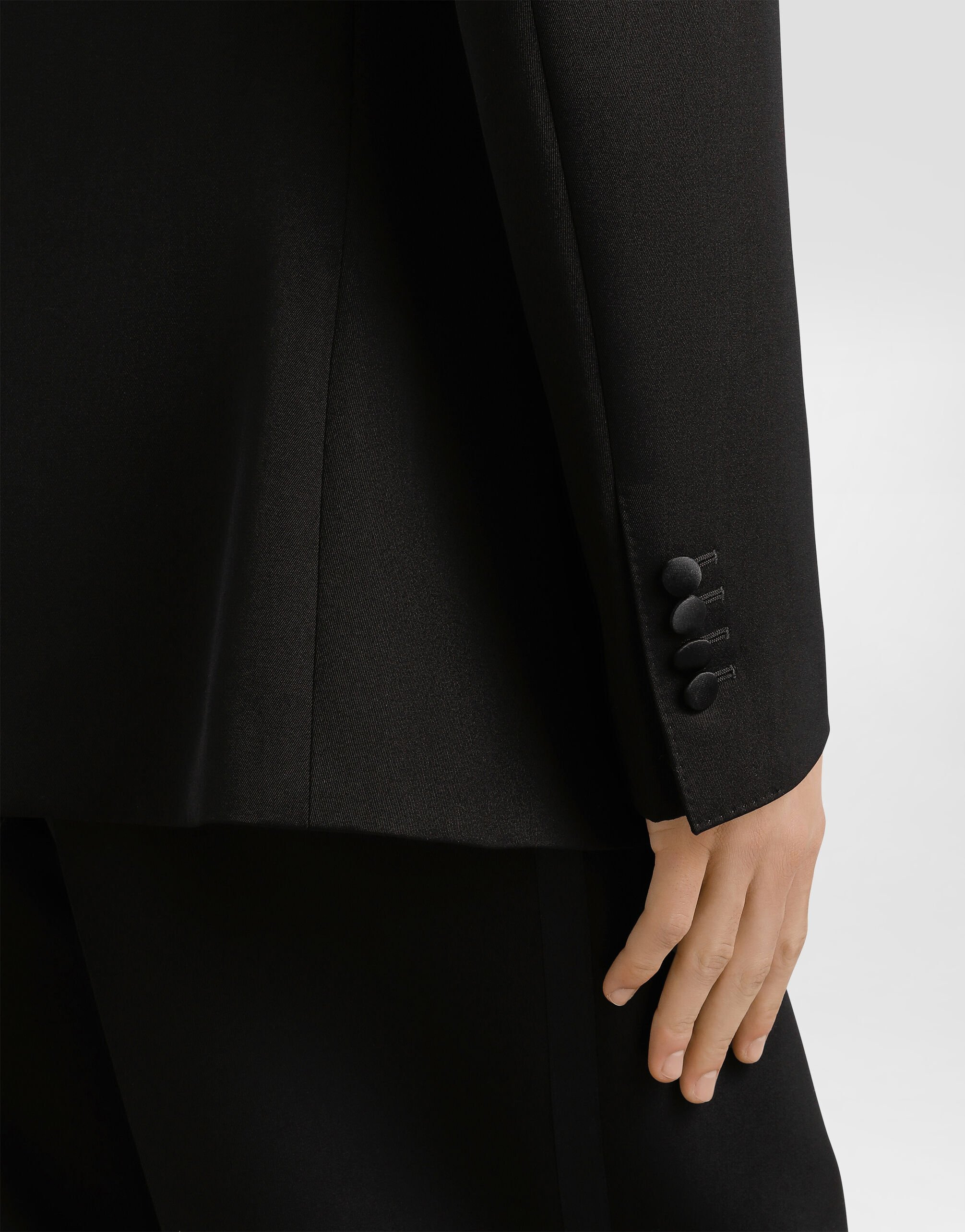 Double-breasted jacket inwool gabardine - 5