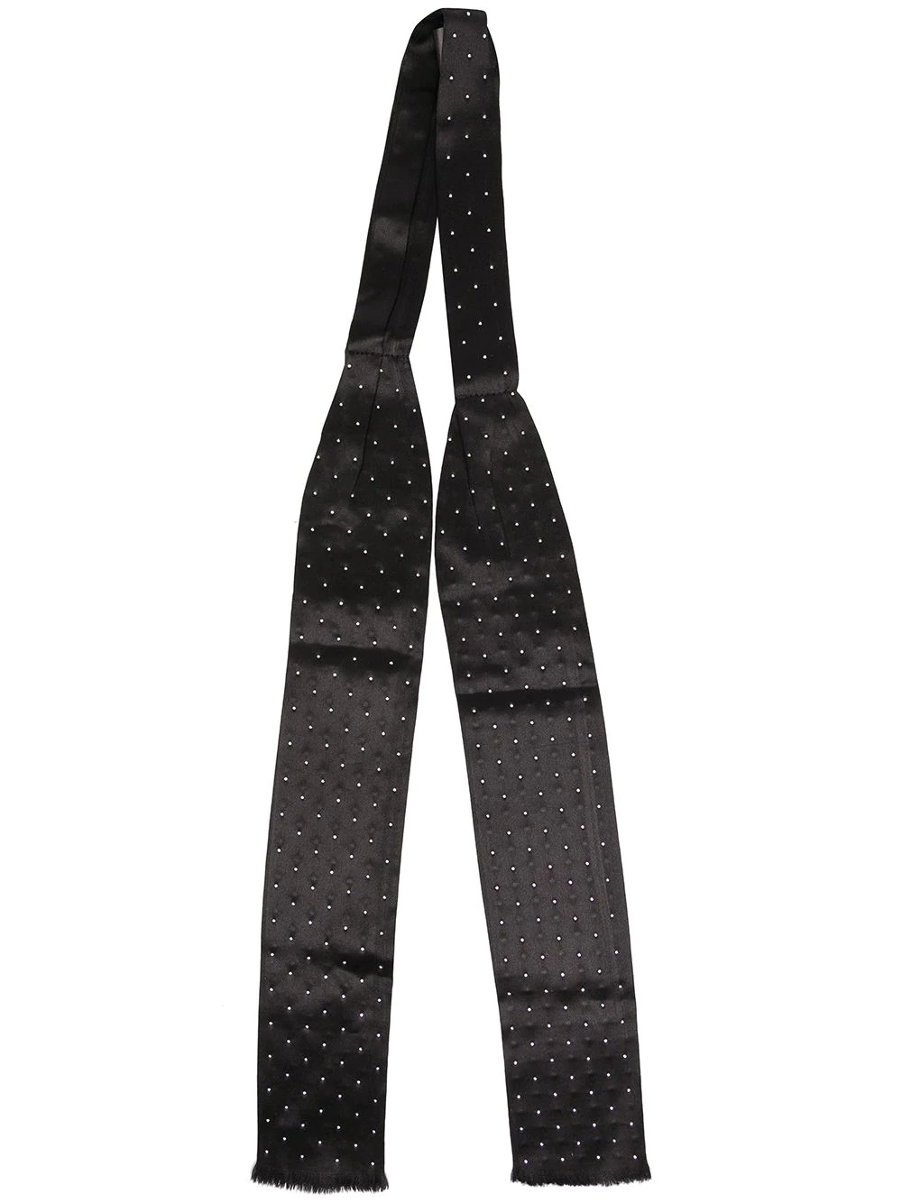 spotted mini tie scarf - 1