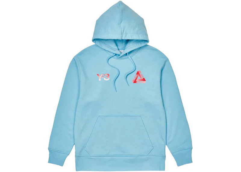 PALACE Palace Y-3 Logo Hoodie Blue outlook