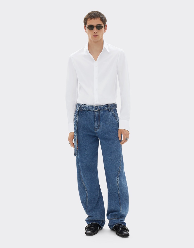 Ferrari Poplin shirt with embroidered Ferrari logo outlook