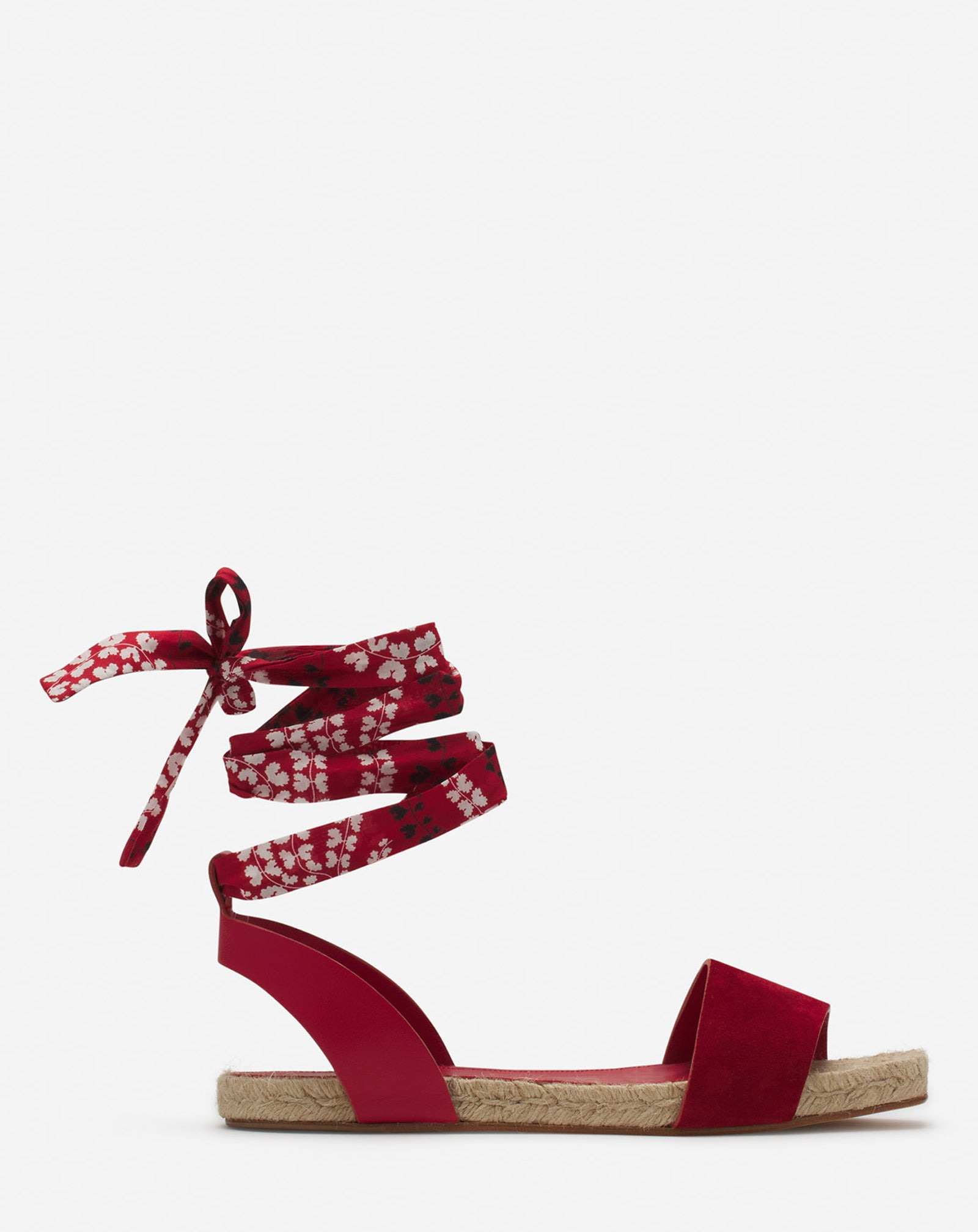 DOMRA FLAT SUEDE SANDALS - 1
