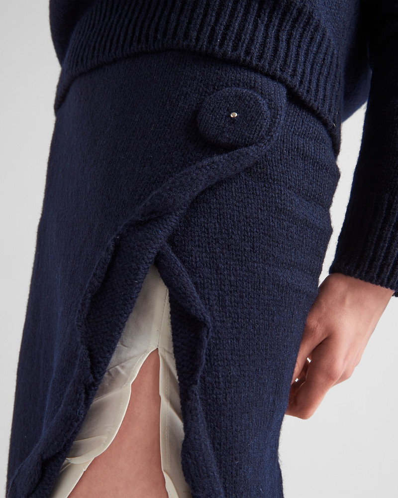 Wool and cashmere skirt with split 4