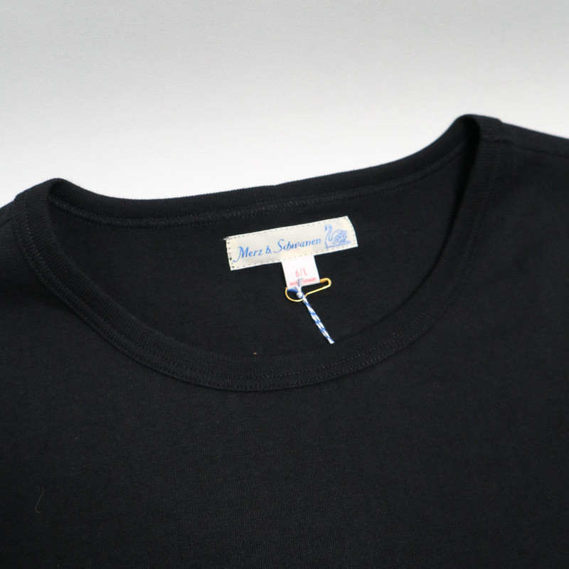 Merz b. Schwanen The Originals 1950's Loopwheeled Longsleeve Classic Fit Deep Black outlook